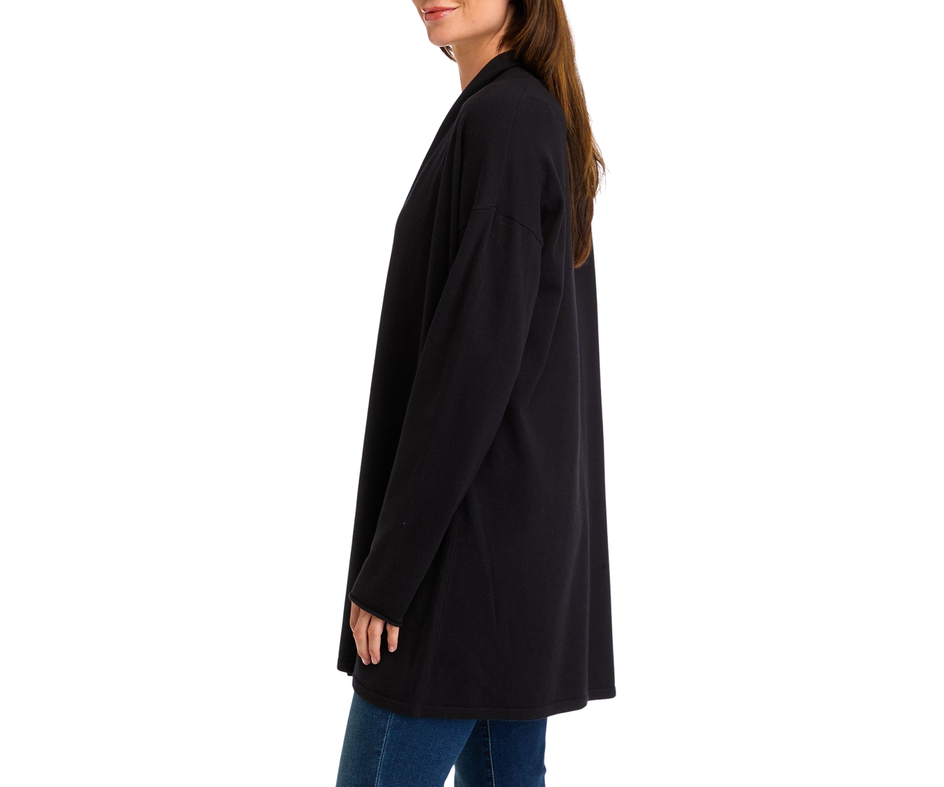 Womens Drape Front Cardigan