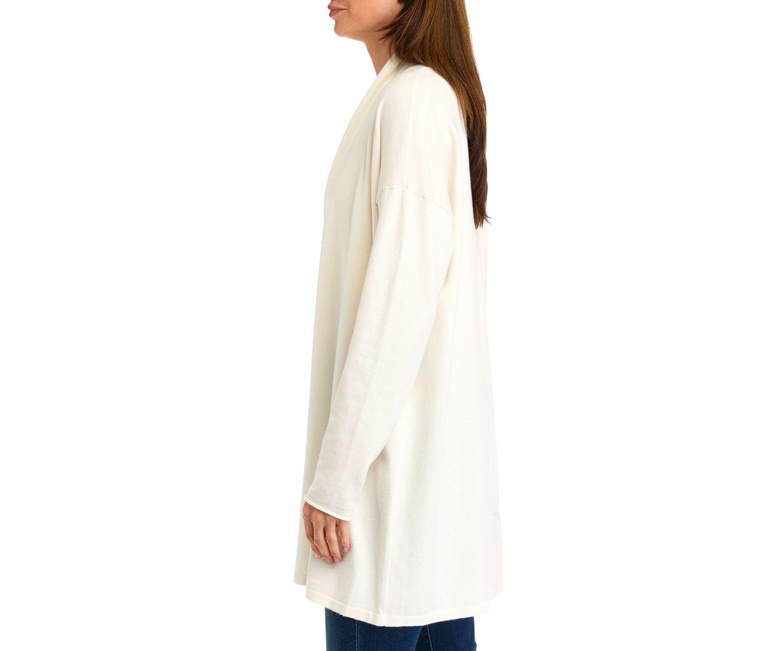 Womens Drape Front Cardigan