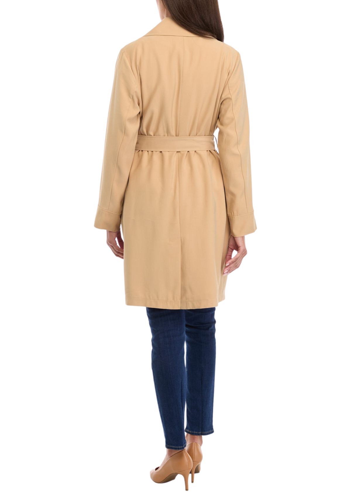 Womens Belted Trench Coat