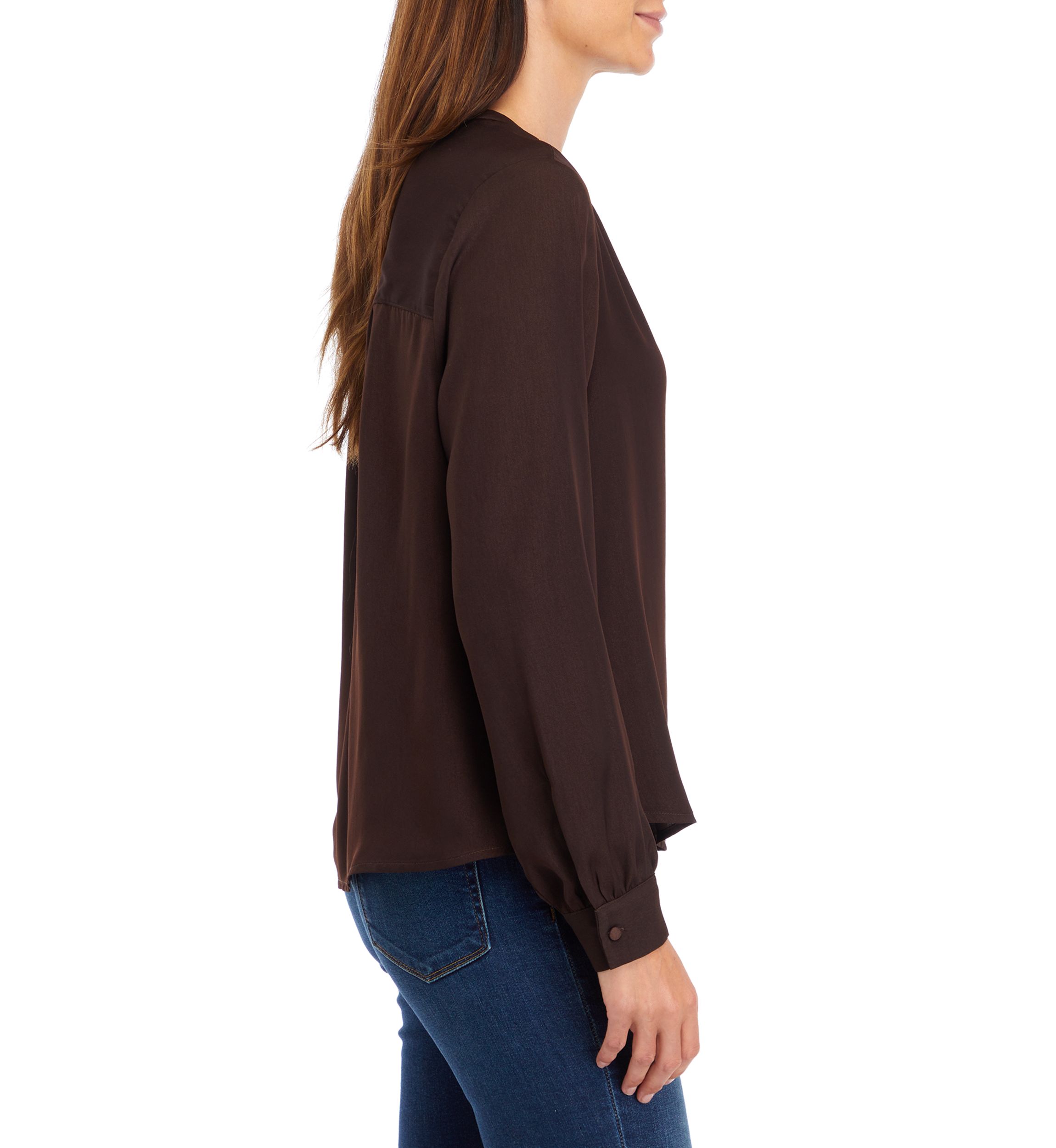 Long Sleeve Satin Shirt 
