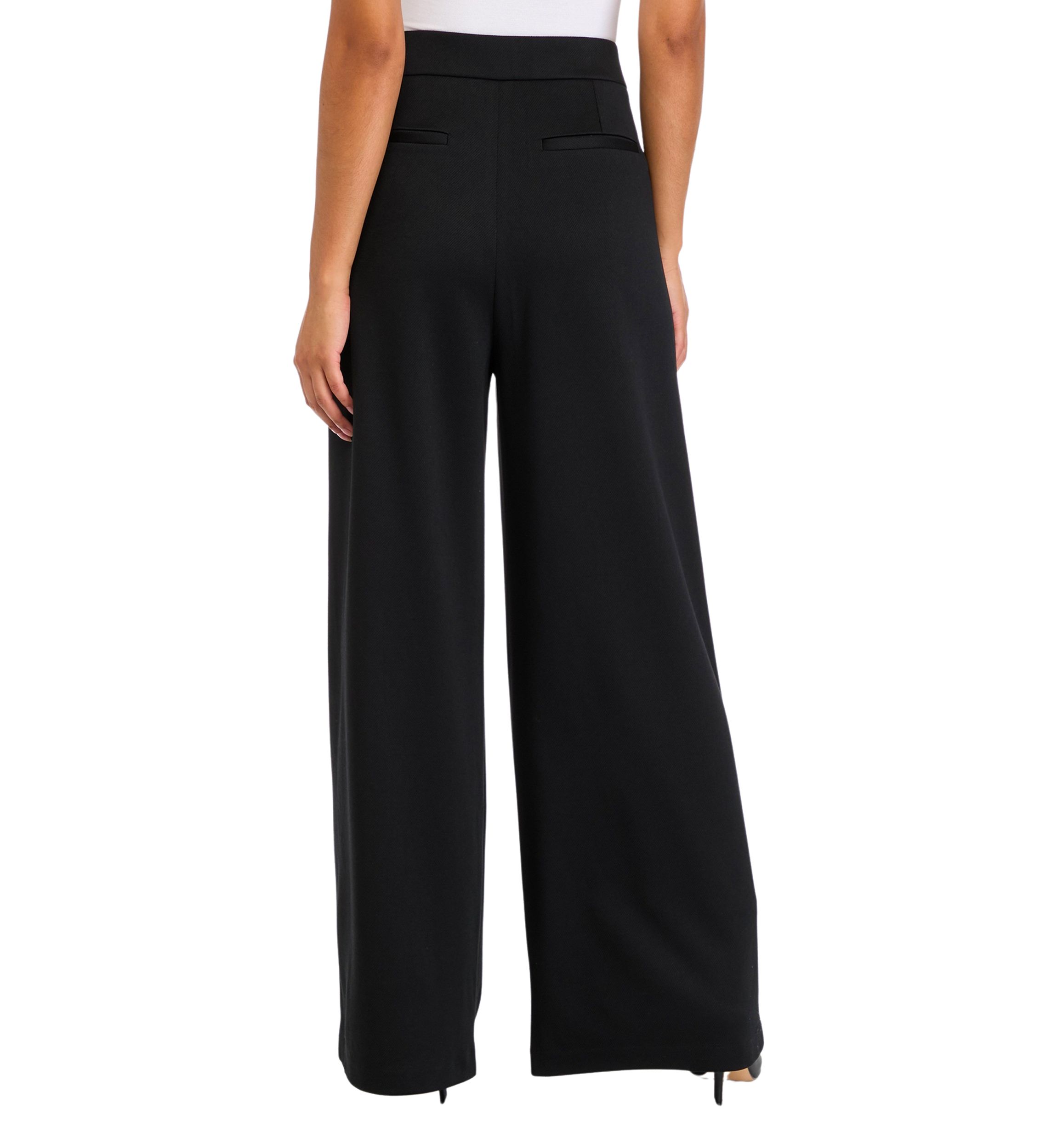 Womens High Rise Pleat Front Trousers
