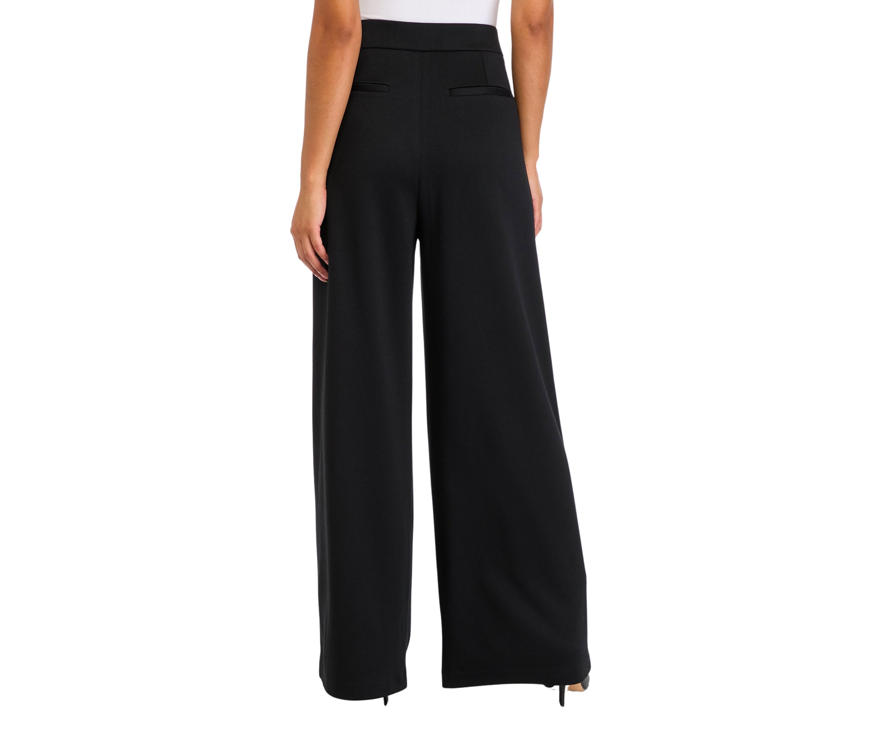 Womens High Rise Pleat Front Trousers