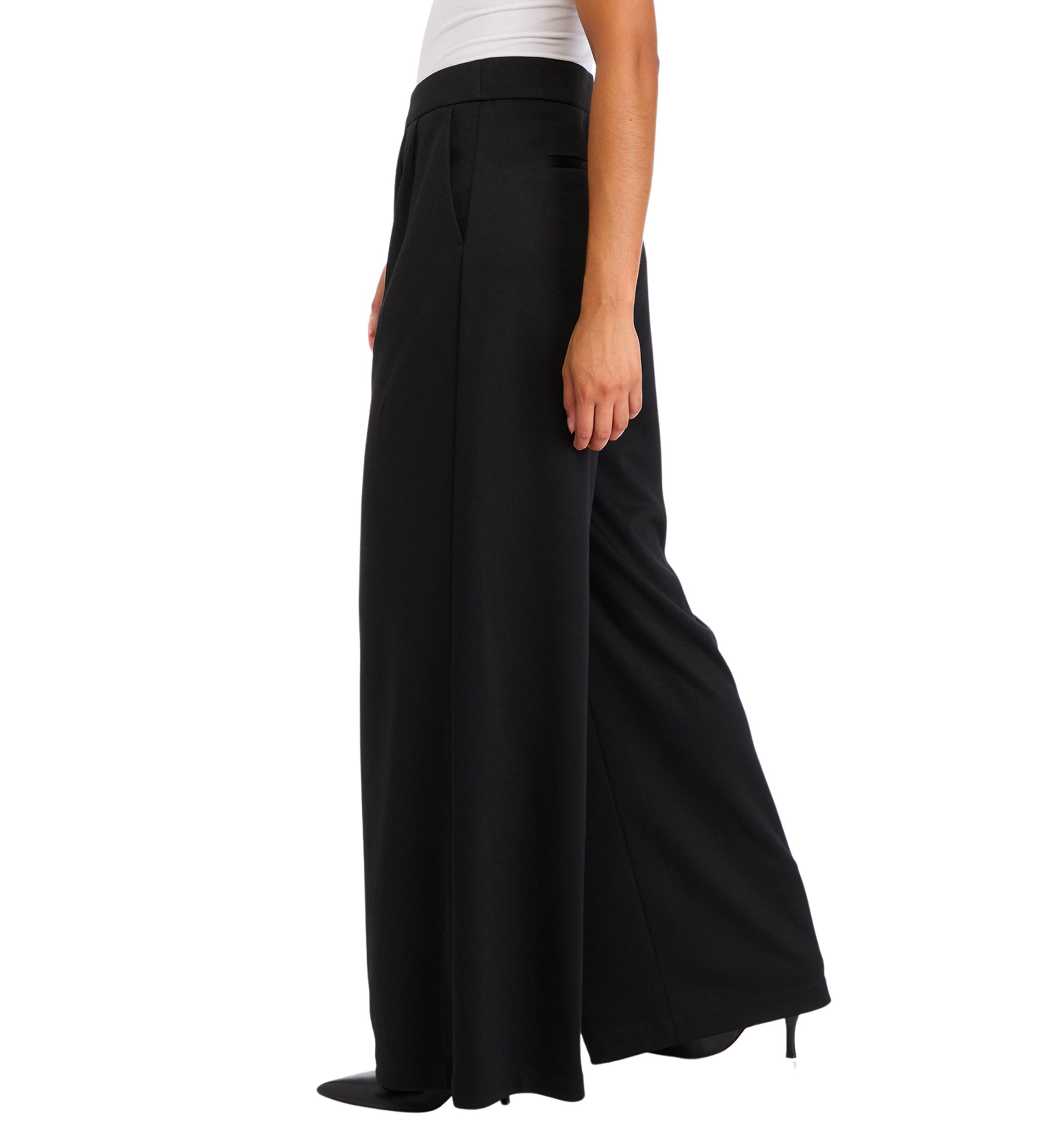 Womens High Rise Pleat Front Trousers