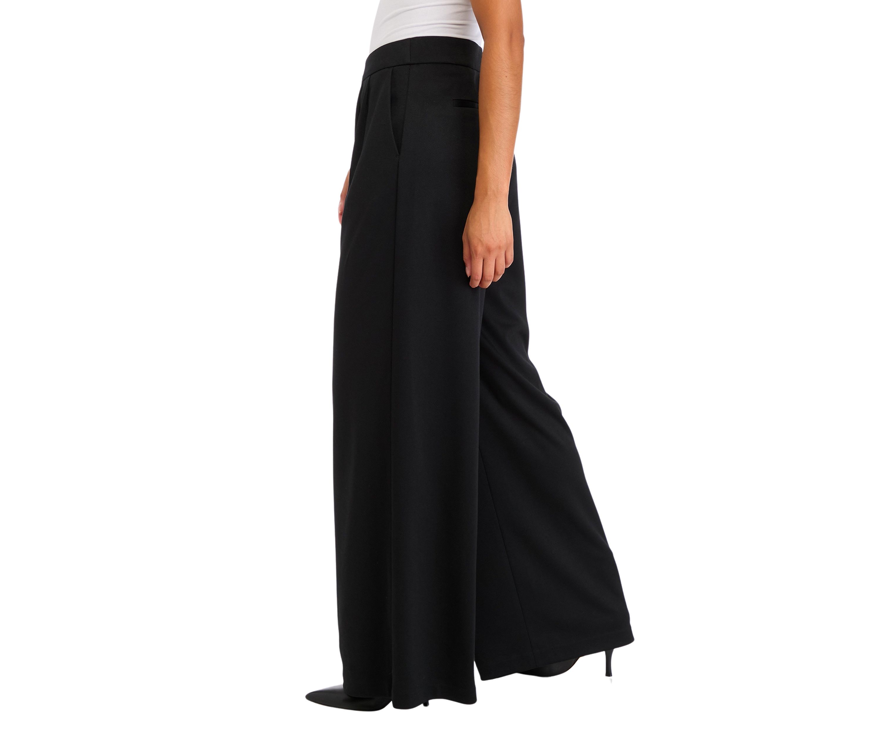 Womens High Rise Pleat Front Trousers
