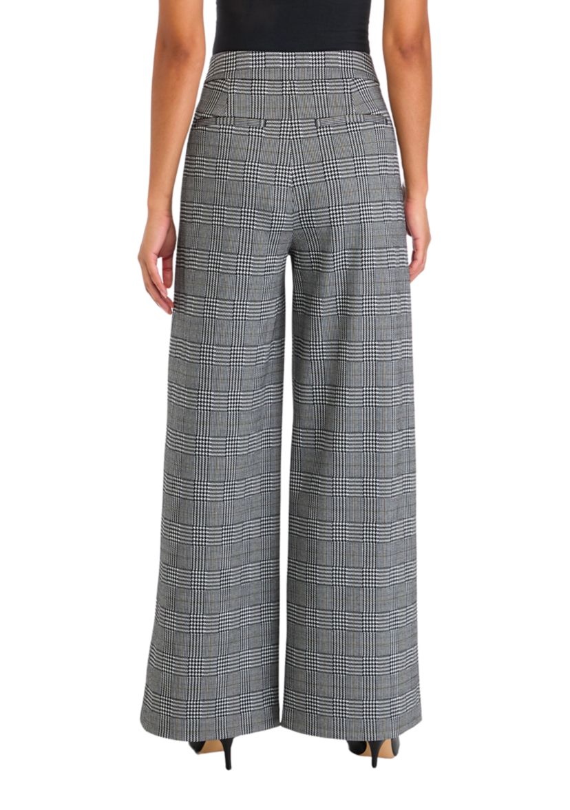Plus Size High Rise Pleat Front Trousers
