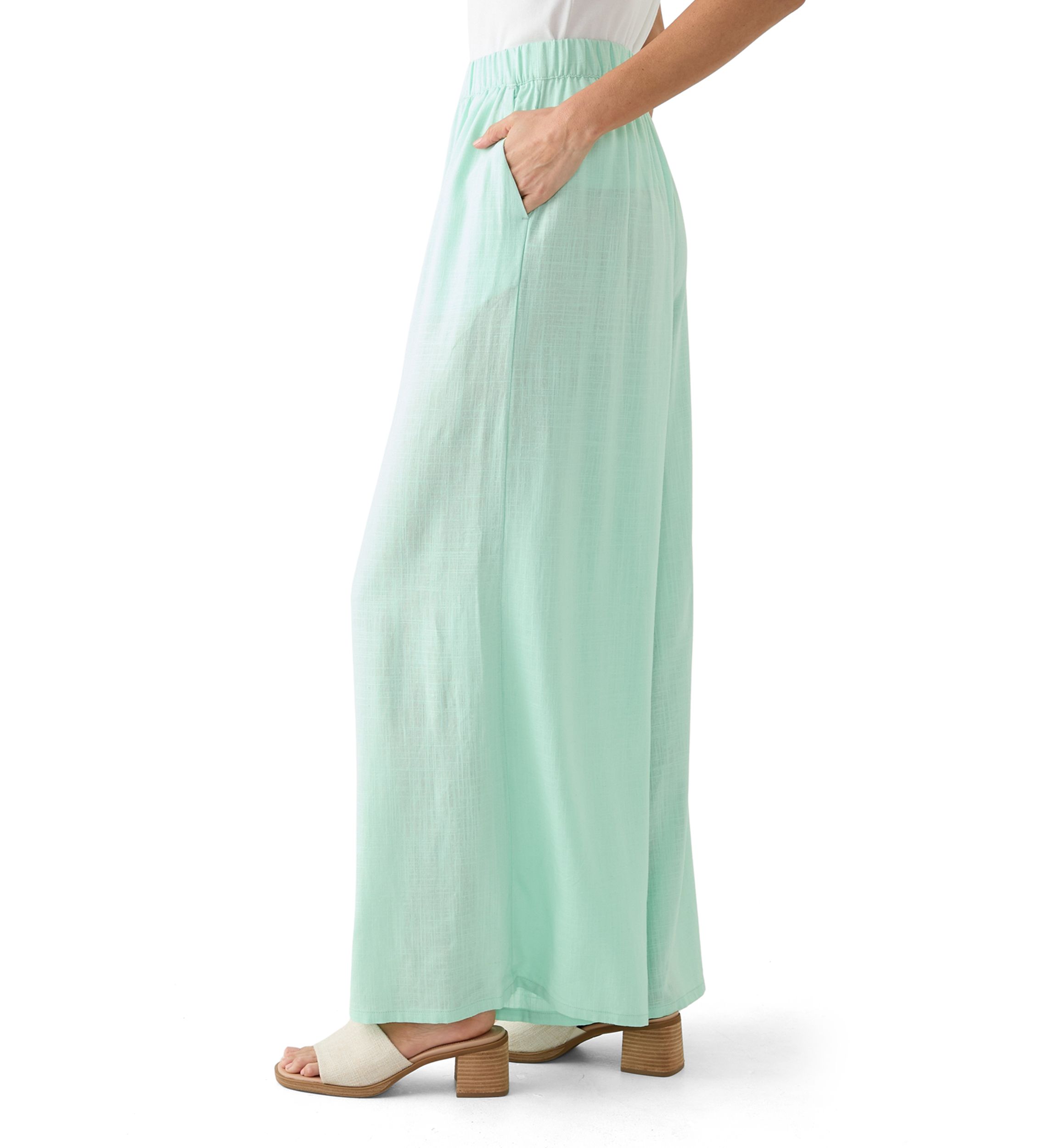Womens Pull On Palazzo Pants
