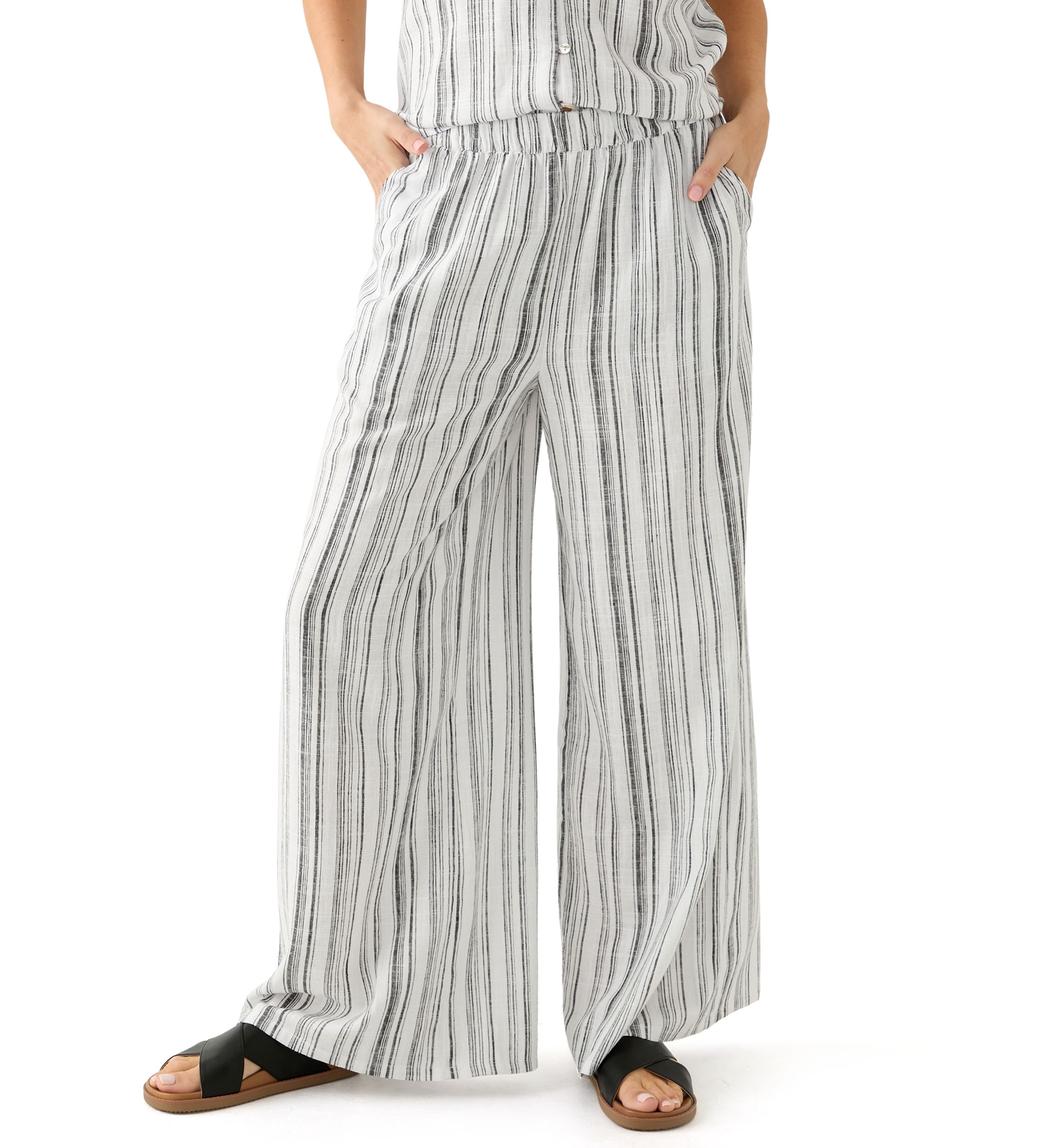 	  Womens Pull On Palazzo Pants 