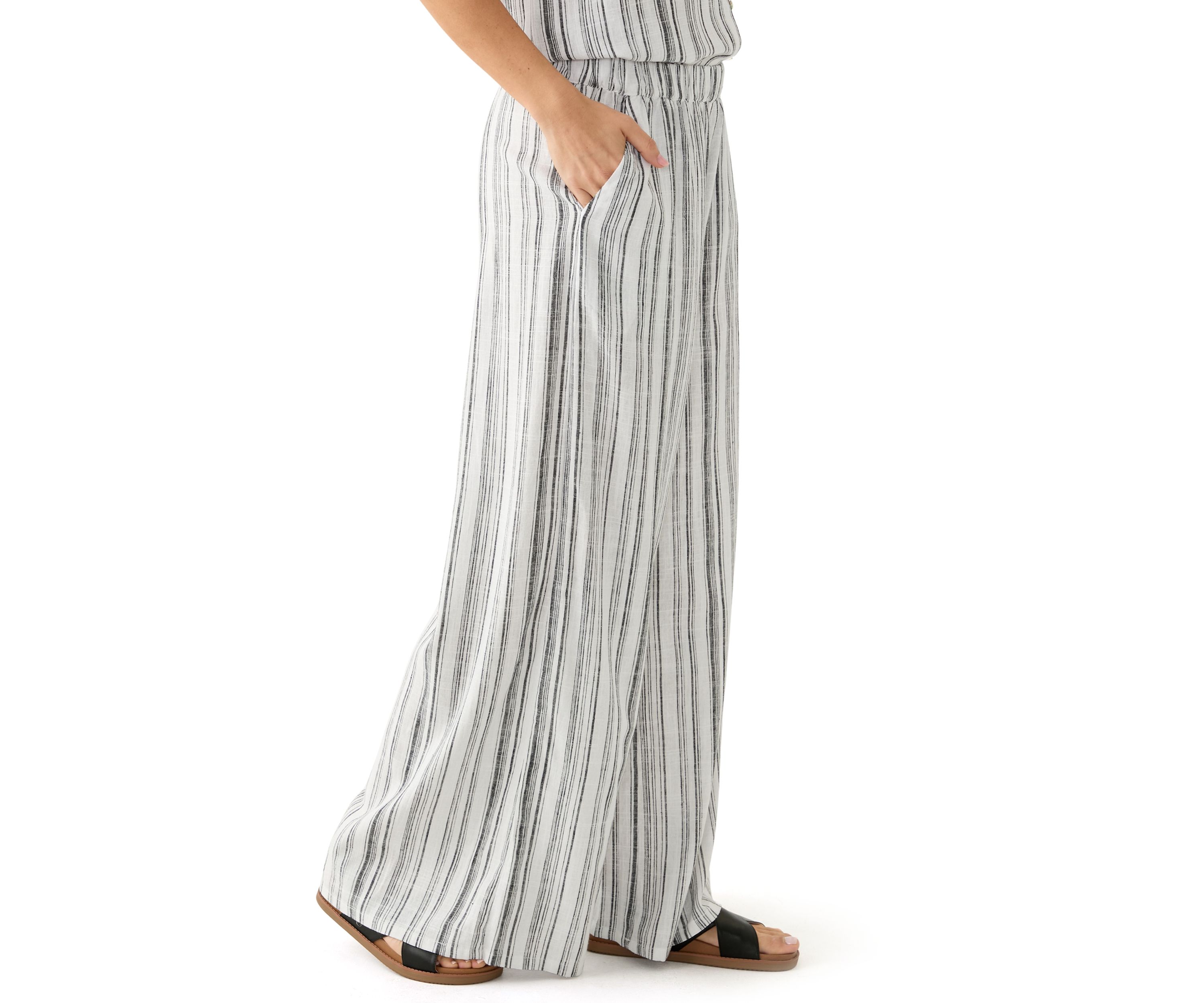 	  Womens Pull On Palazzo Pants 