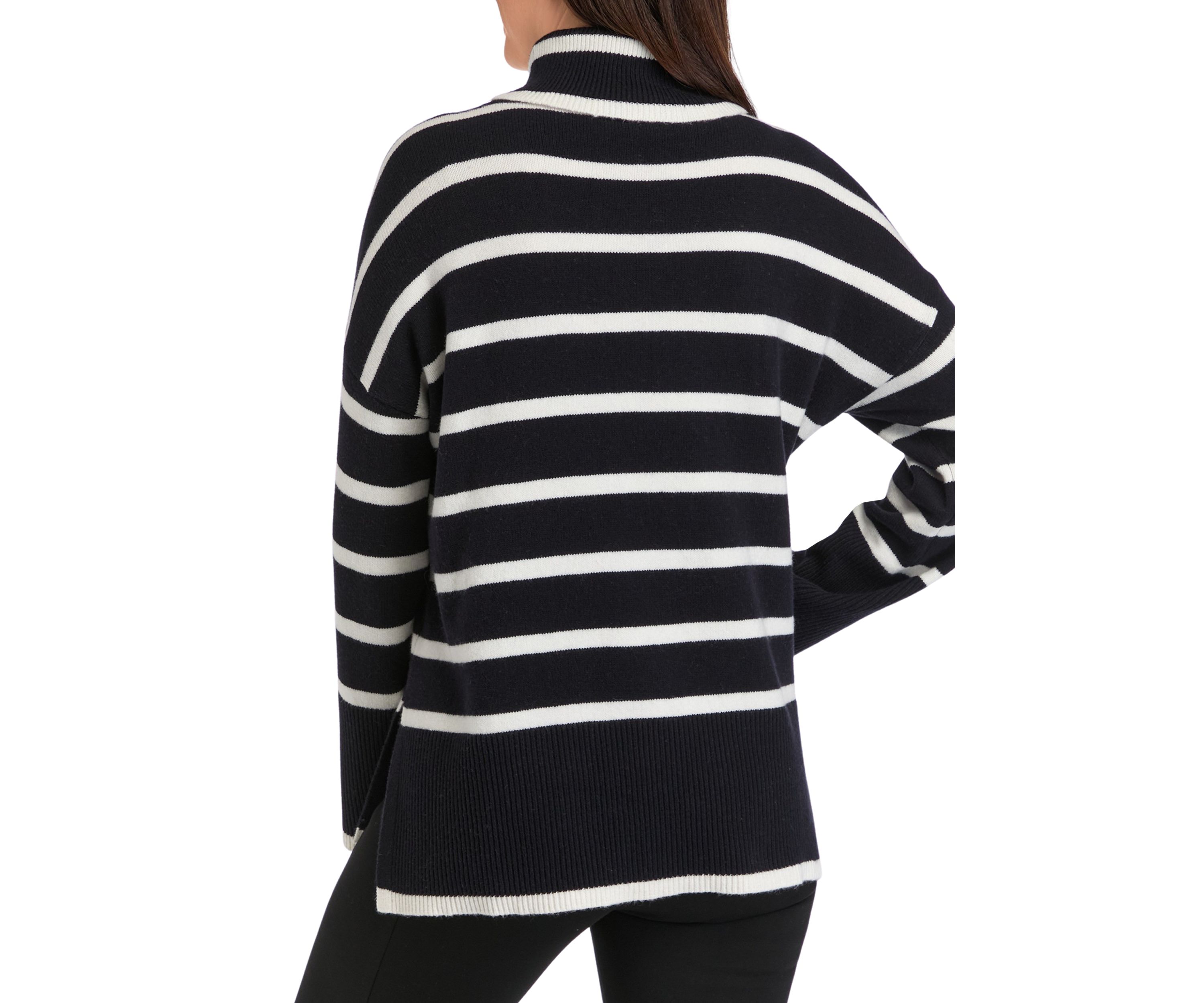 Womens Turtleneck Tunic Sweater