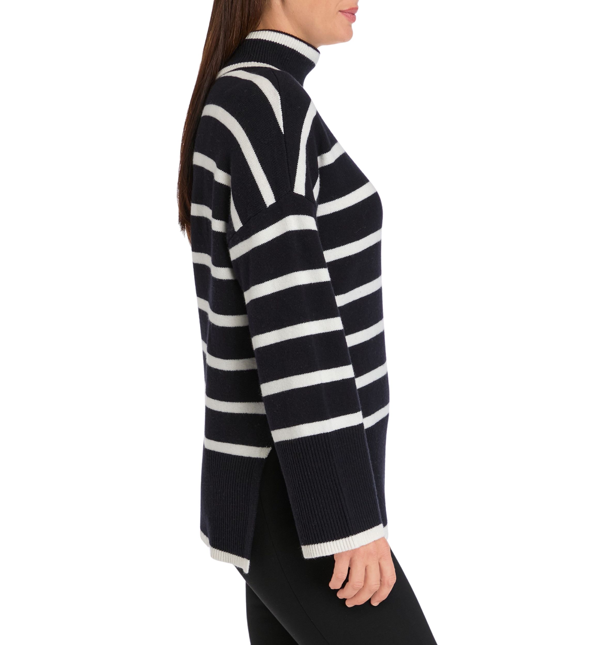 Womens Turtleneck Tunic Sweater