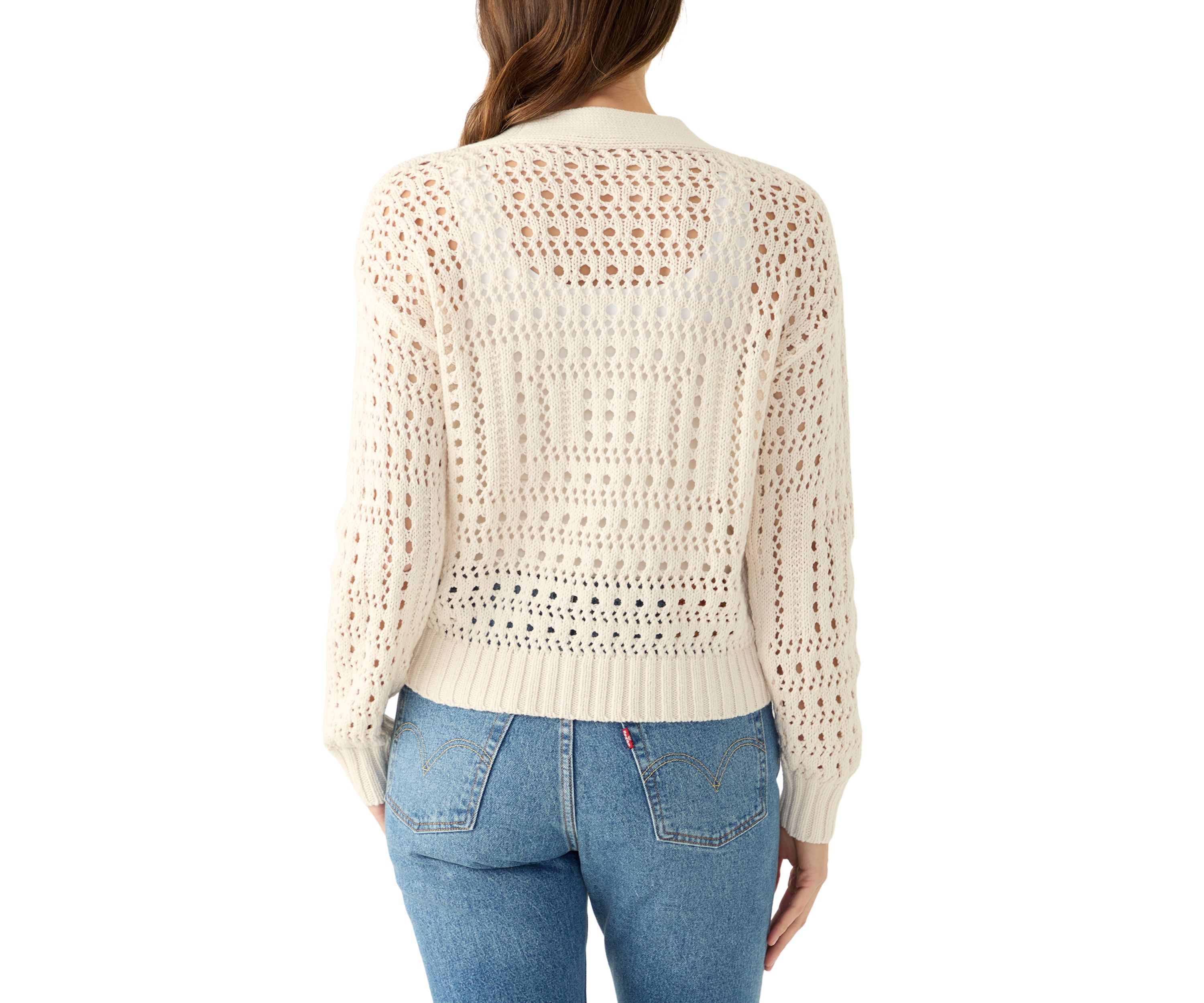 Womens Open Stitch Cardigan