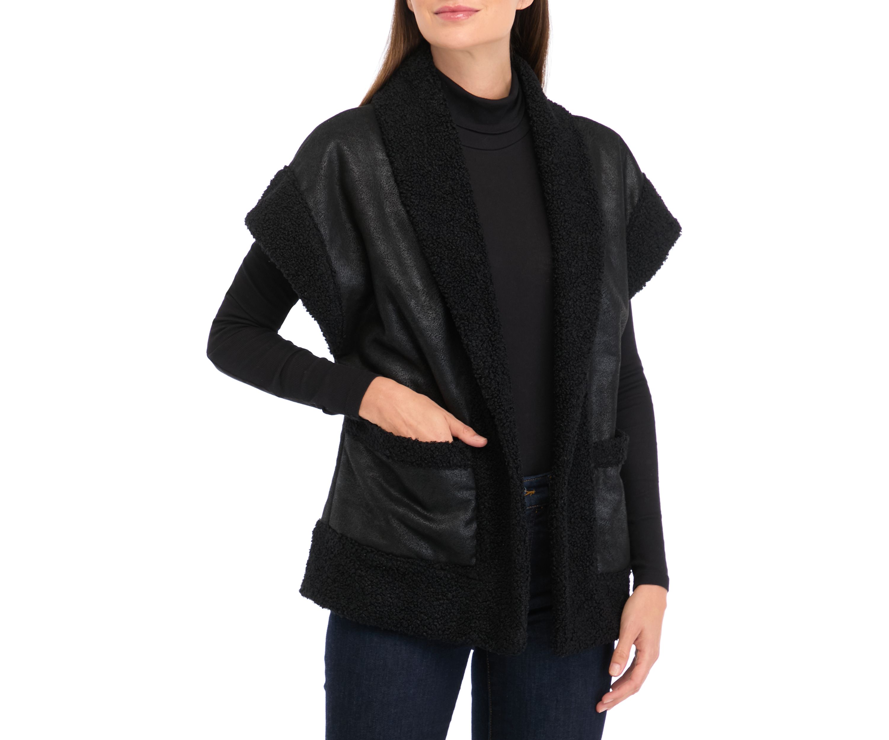 Womens Sherpa Vest 
