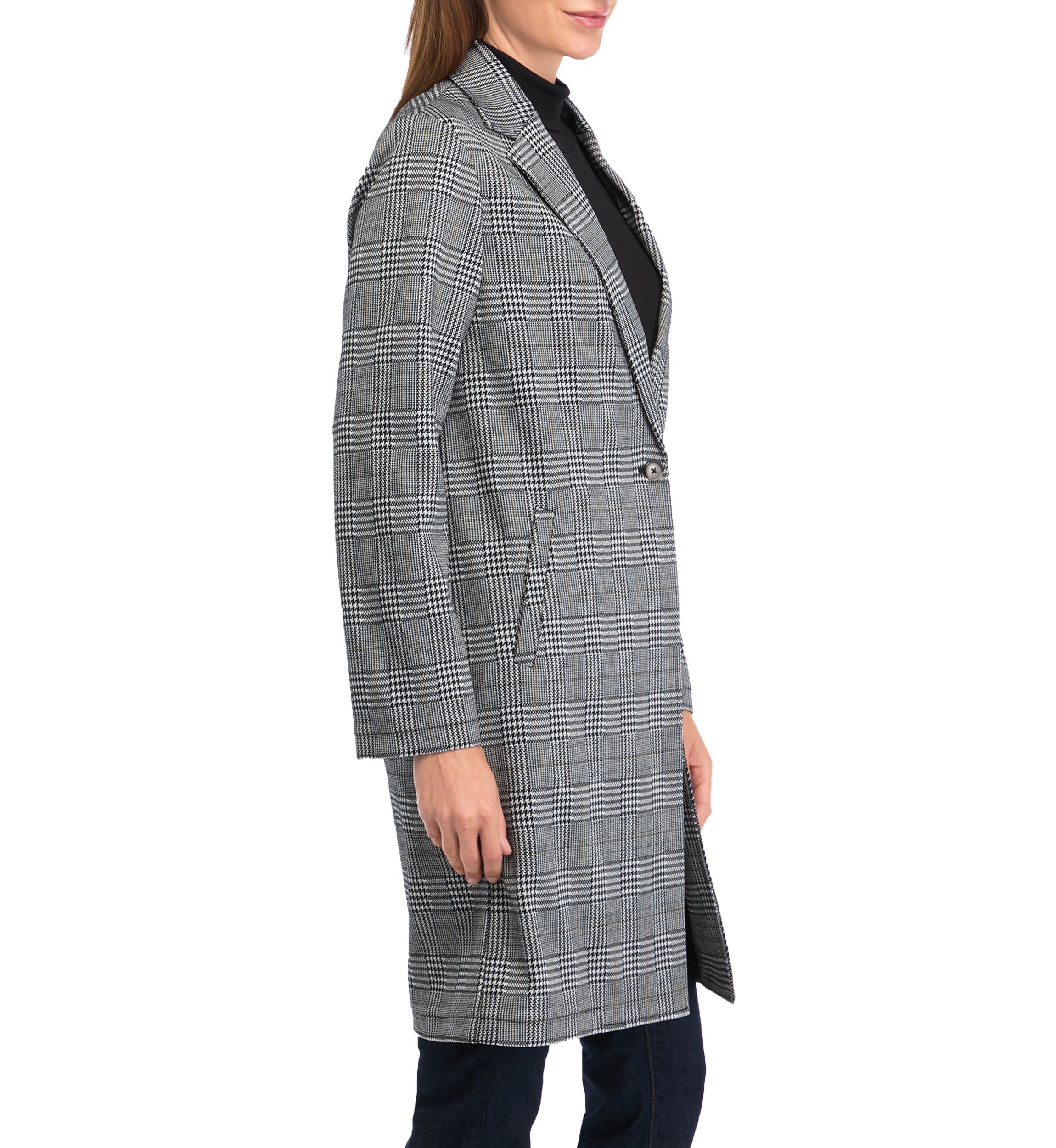Womens Longline Knit Blazer