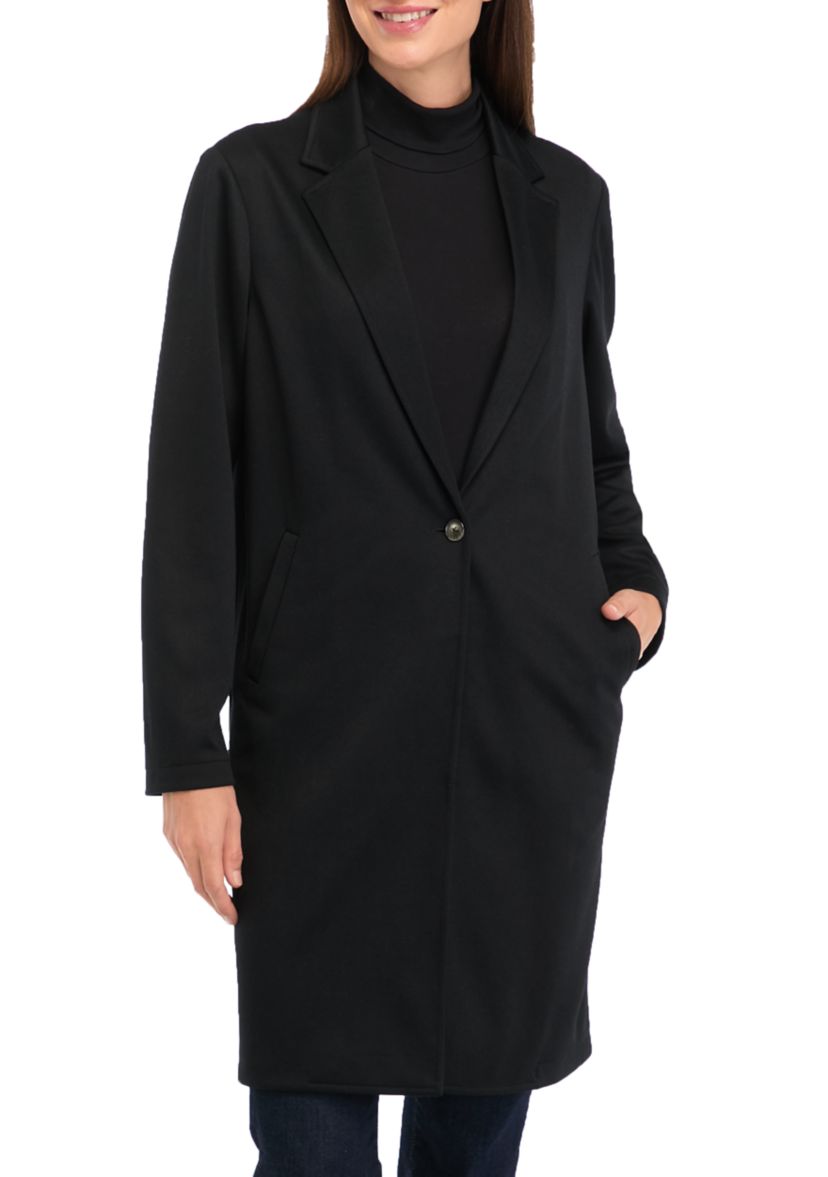 Womens Longline Knit Blazer