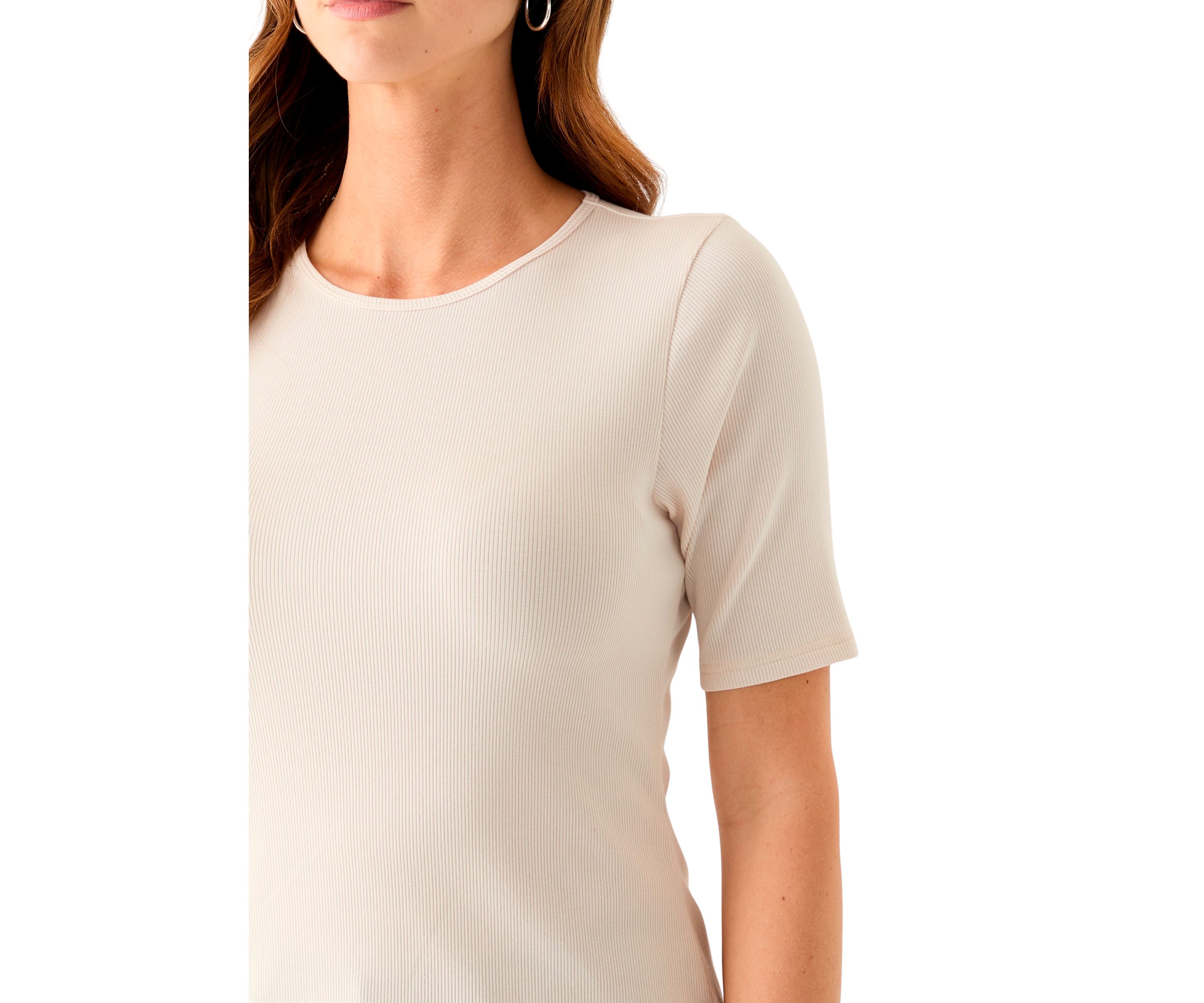 Womens Ribbed Knit Top