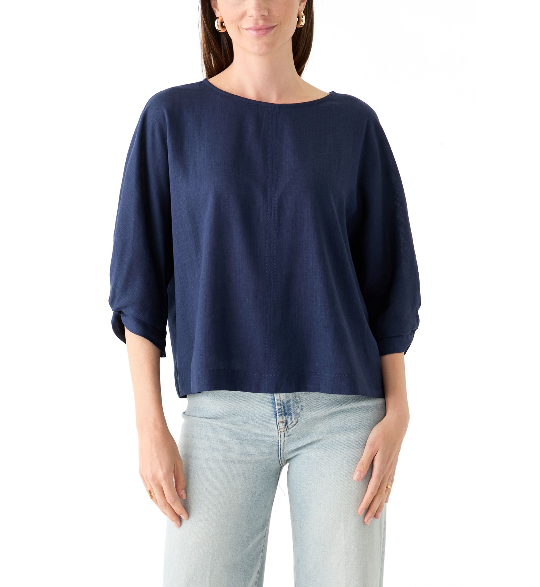 Womens 3/4 Sleeve Dolman Top