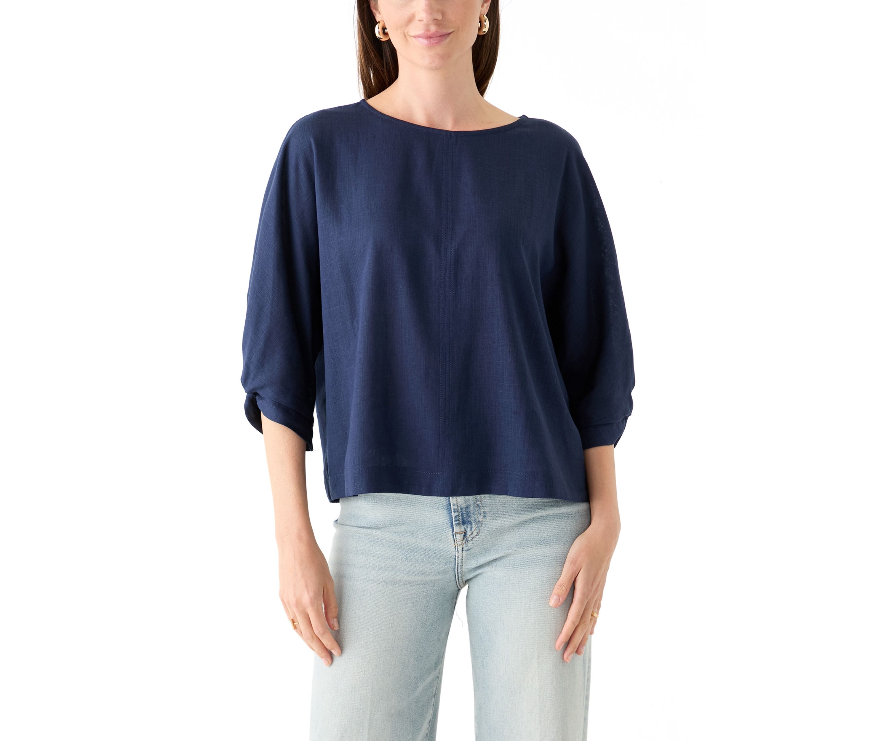 Womens 3/4 Sleeve Dolman Top