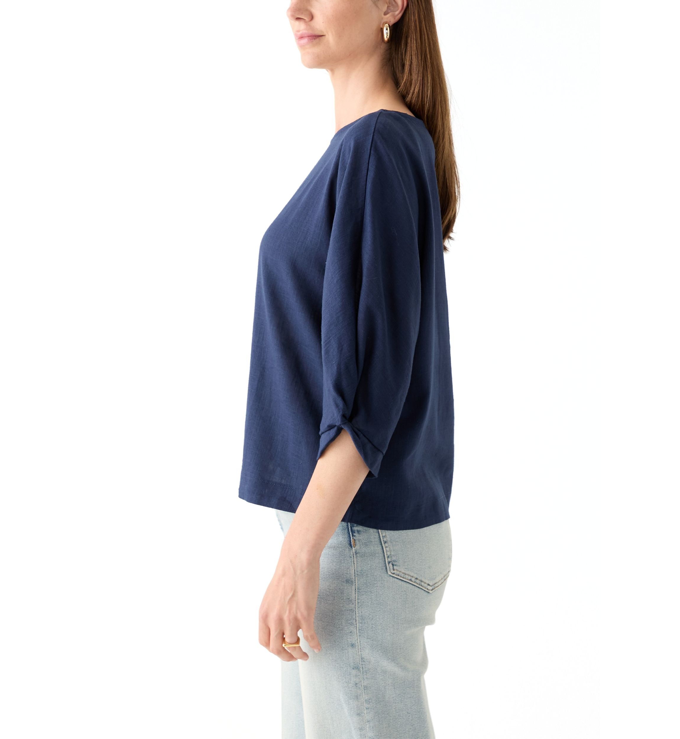 Womens 3/4 Sleeve Dolman Top