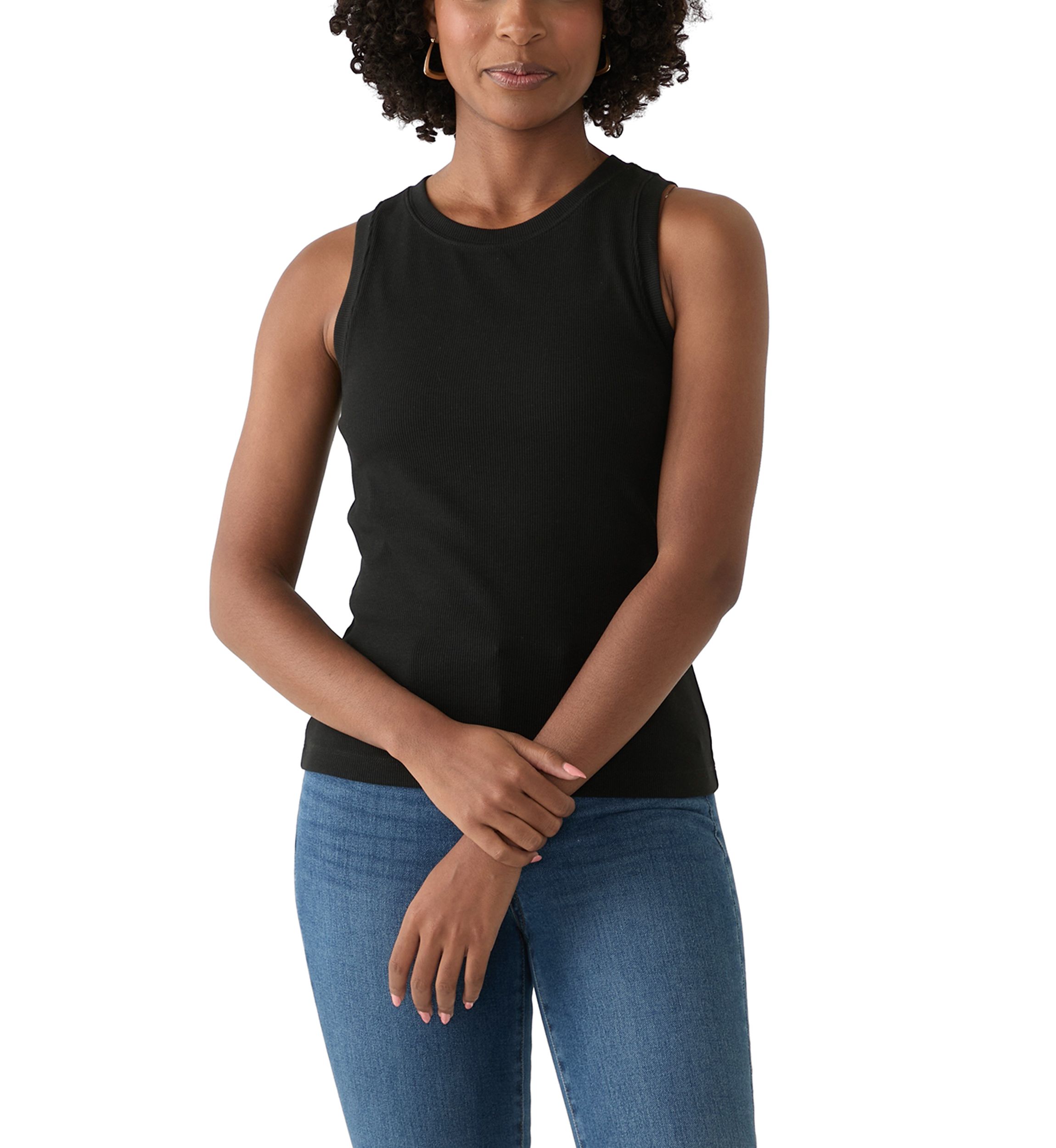 Womens Solid Sweater Knit Top