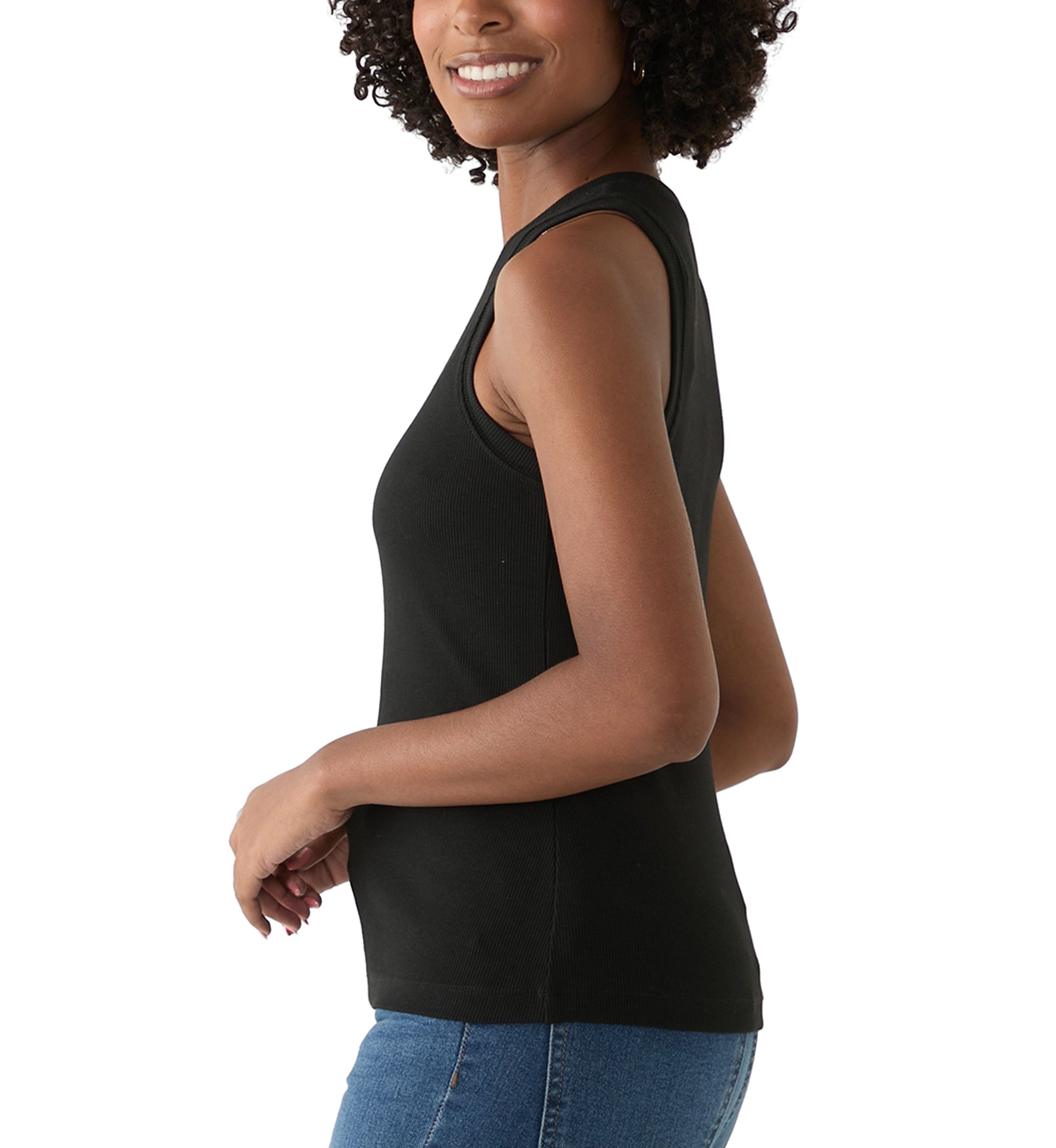Womens Solid Sweater Knit Top