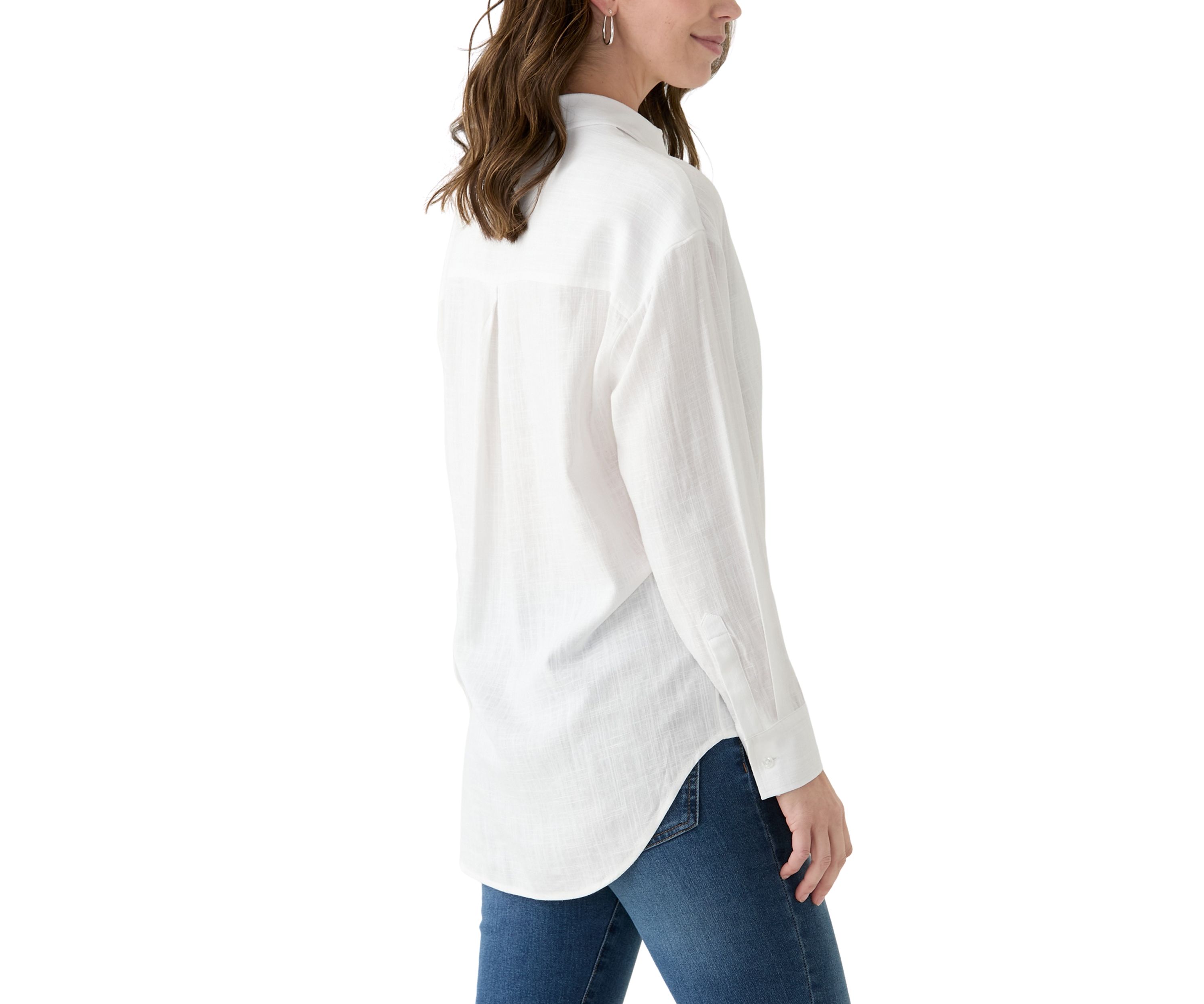 Womens Big Linen Shirt