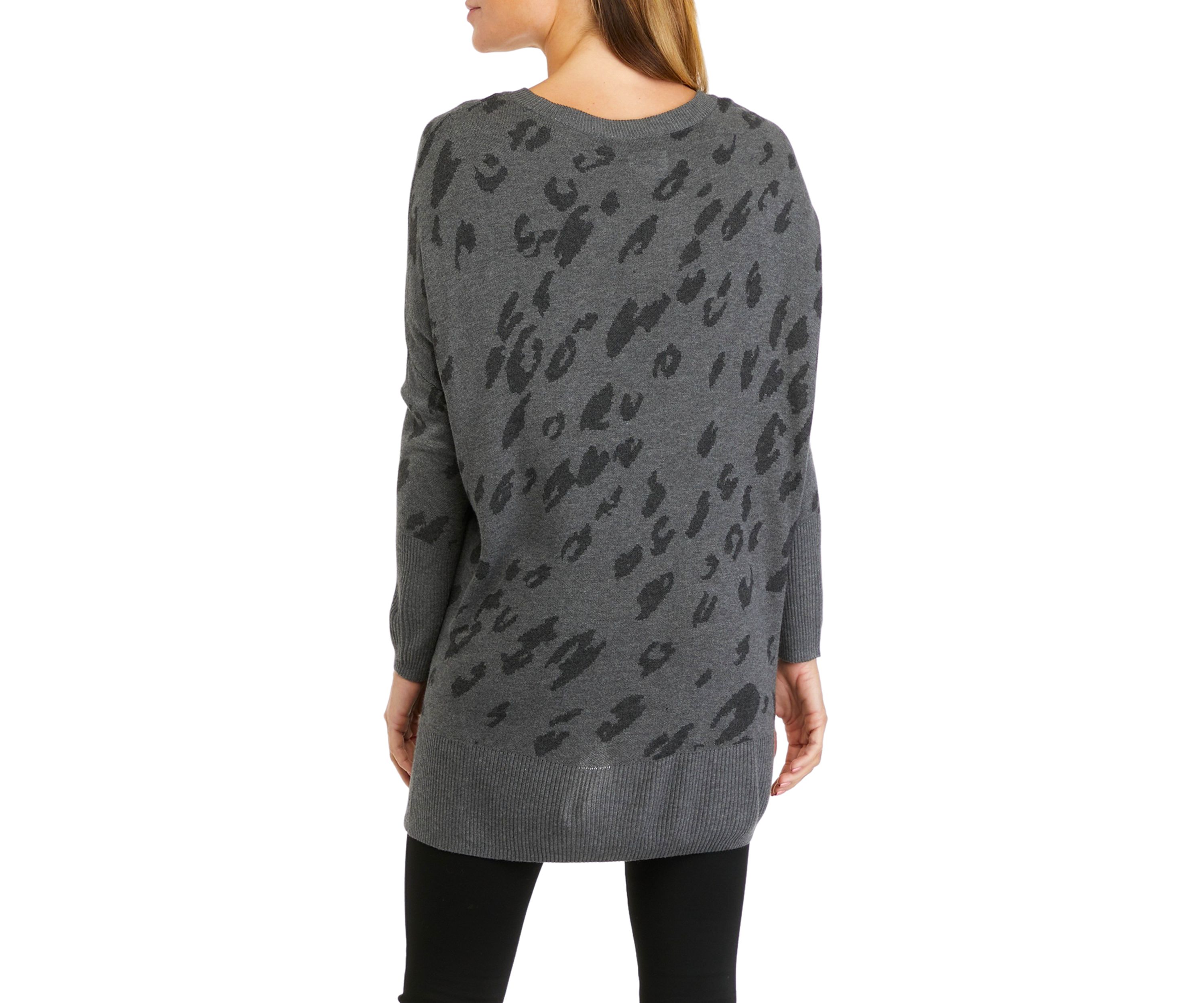 Petite Dolman Crew Neck Sweater