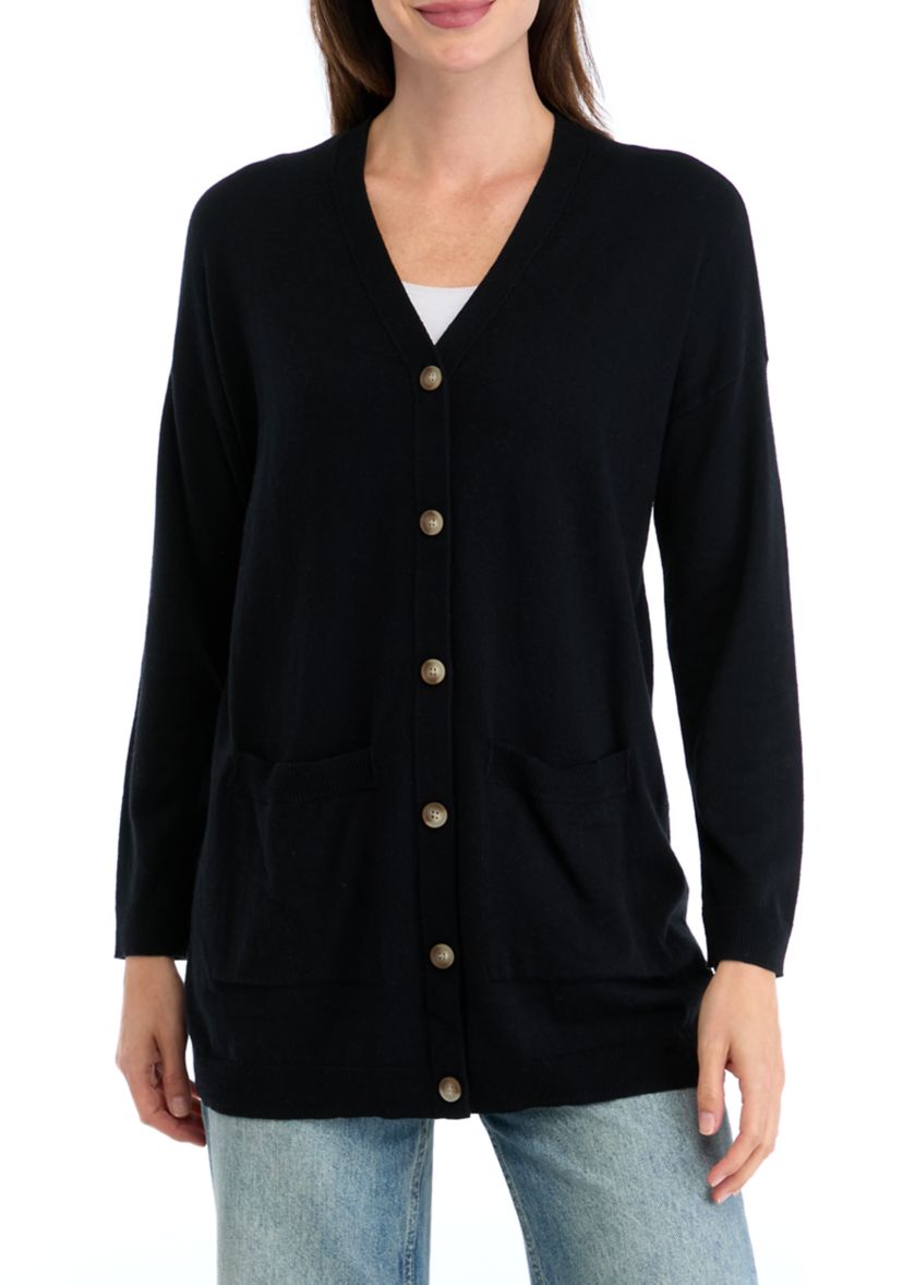 Petite Open Front Duster Cardigan