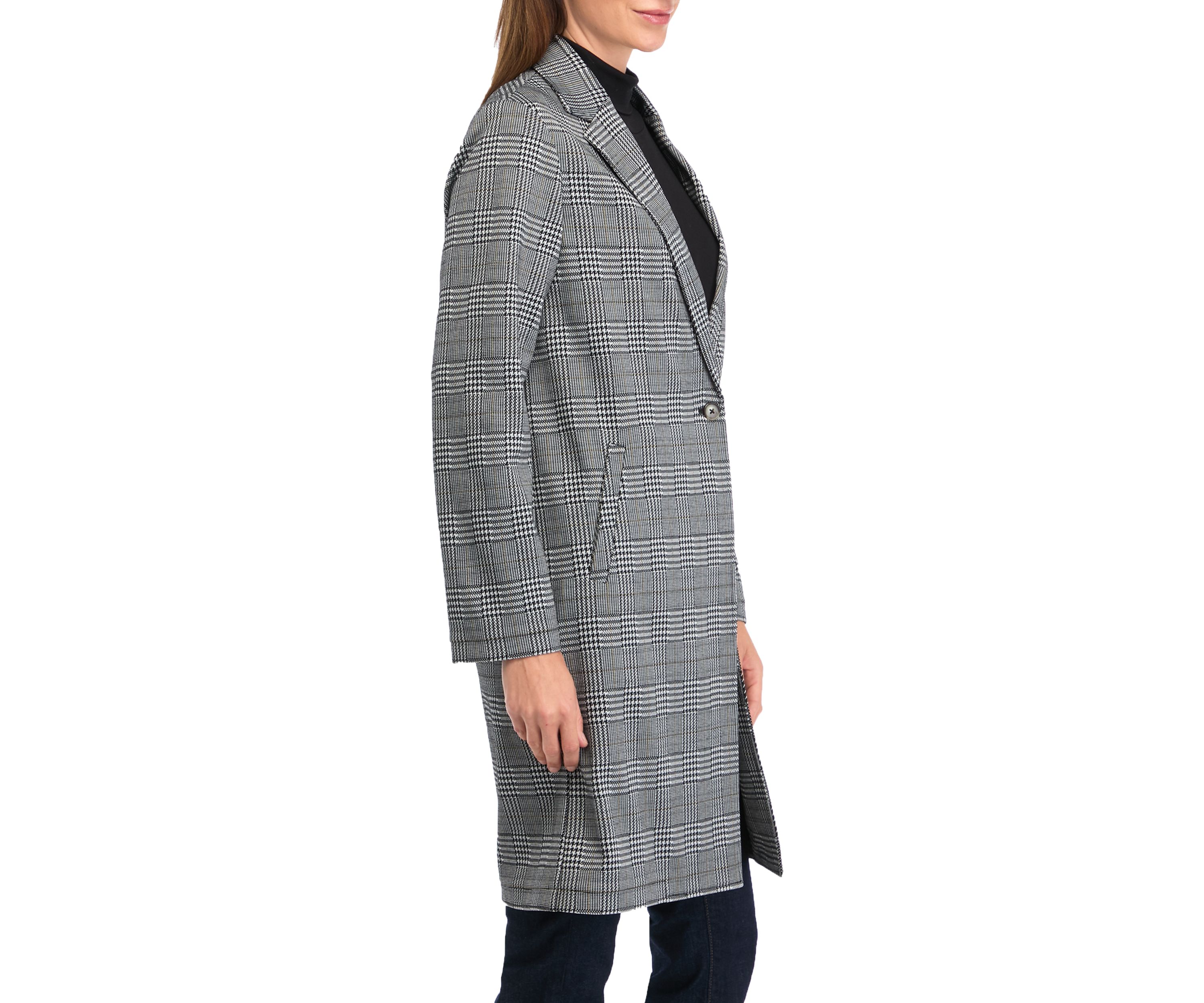 Petite Longline Knit Blazer