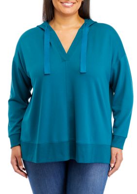 Buy DKNY Sport women plus size long sleeve outdoor sweatshirt