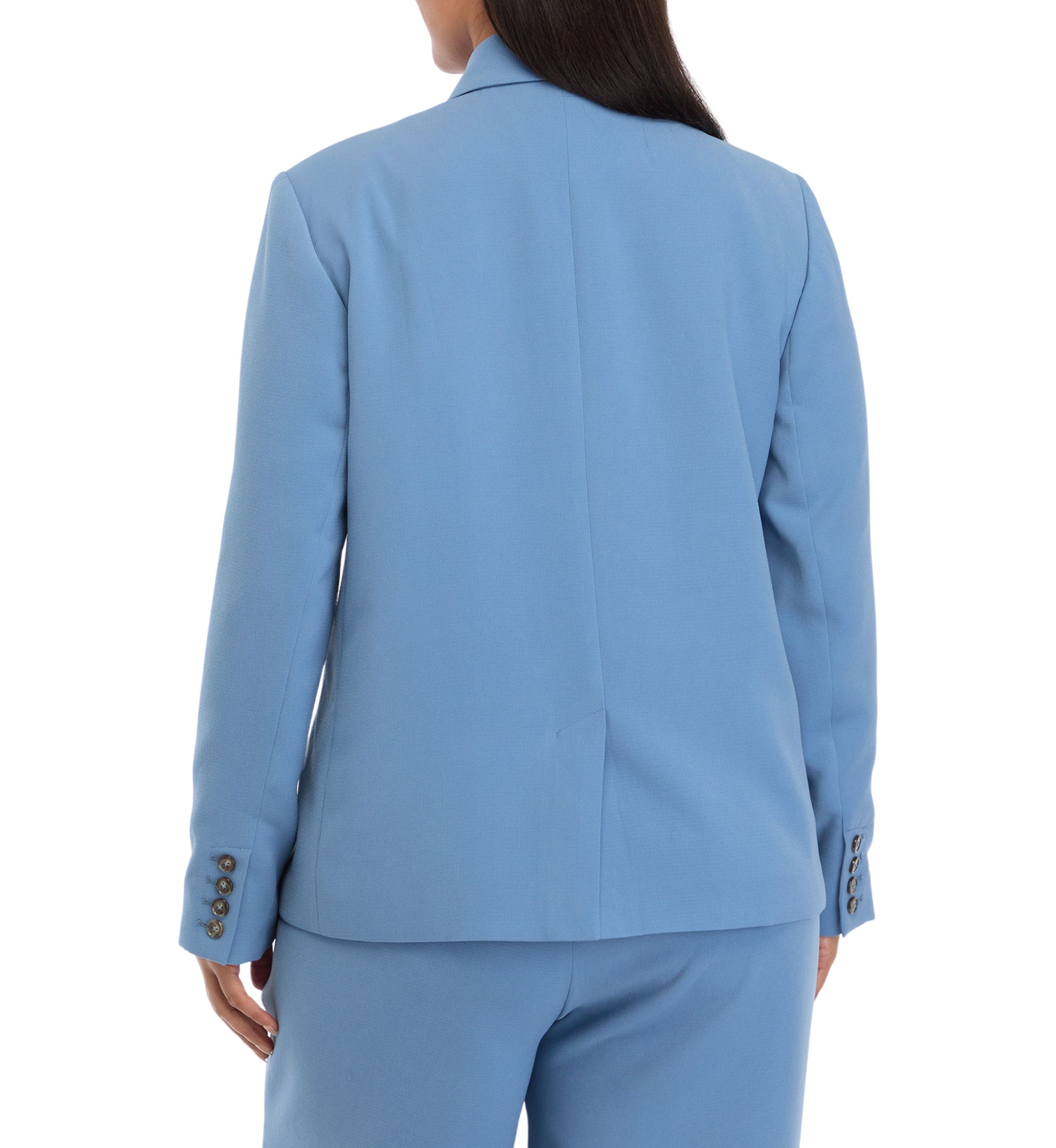 Plus Size Double Breasted Blazer 