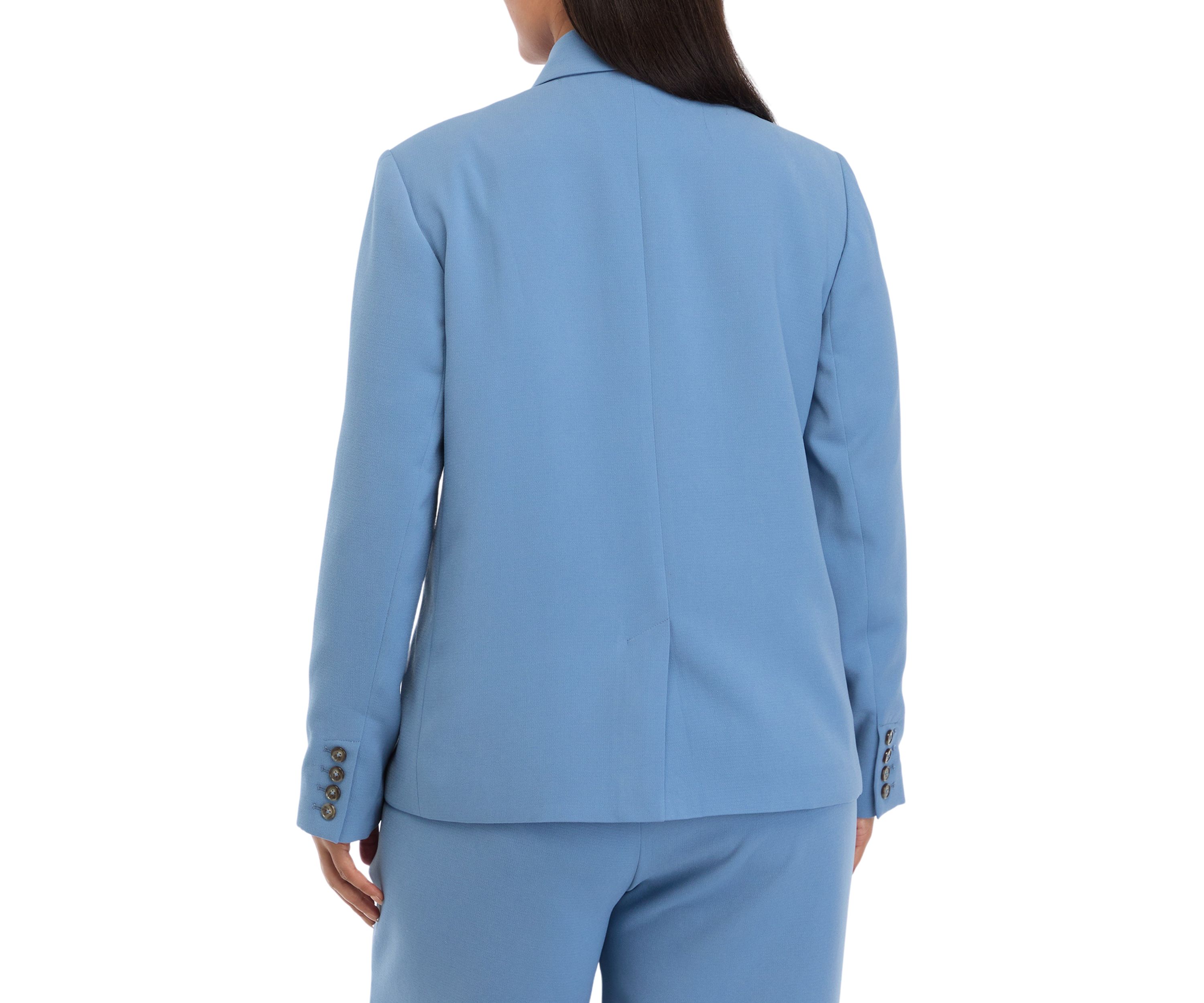 Plus Size Double Breasted Blazer 