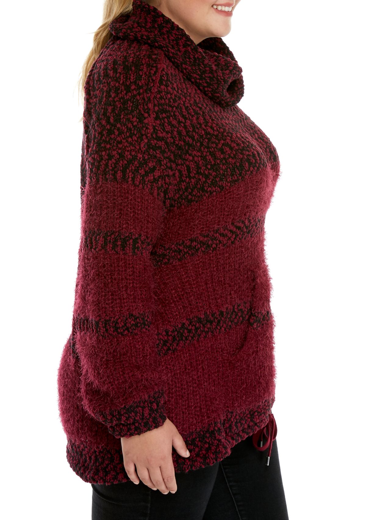 Studio Plus Size Eyelash Pullover