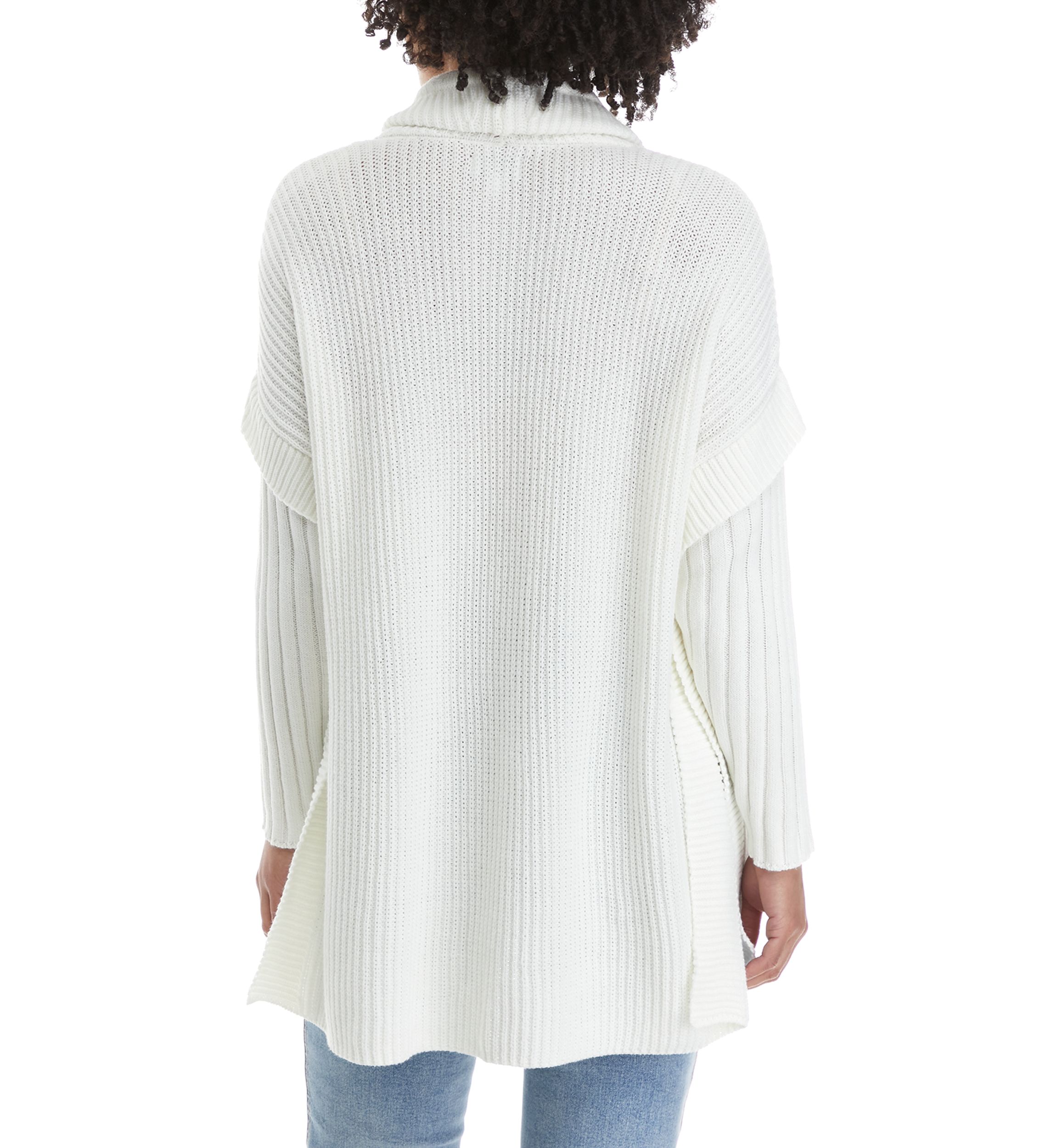 Studio Womens Long Sleeve Funnel Neck Sweater 