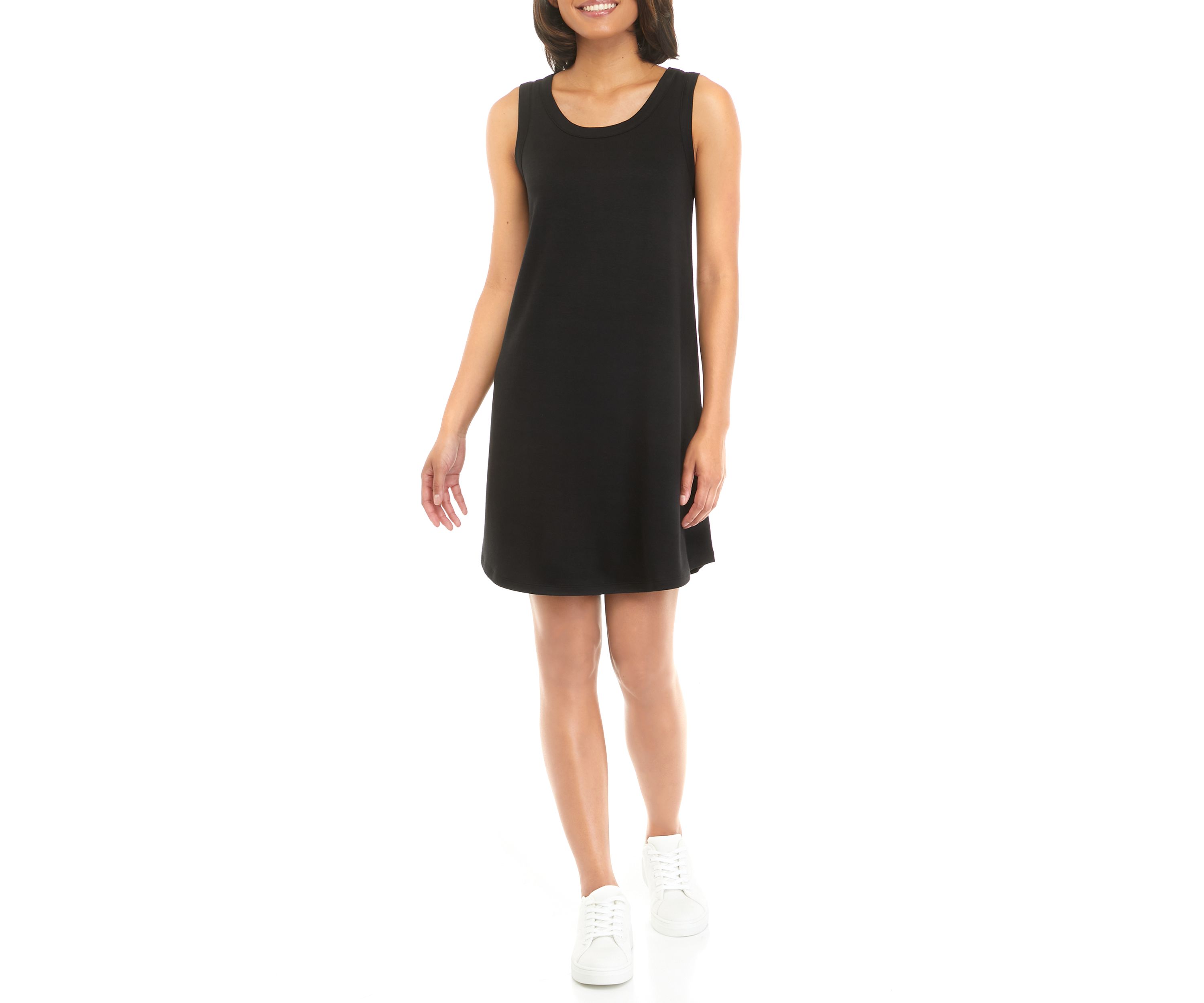 Studio Womens Sleeveless Baby Terry Swing Dress 