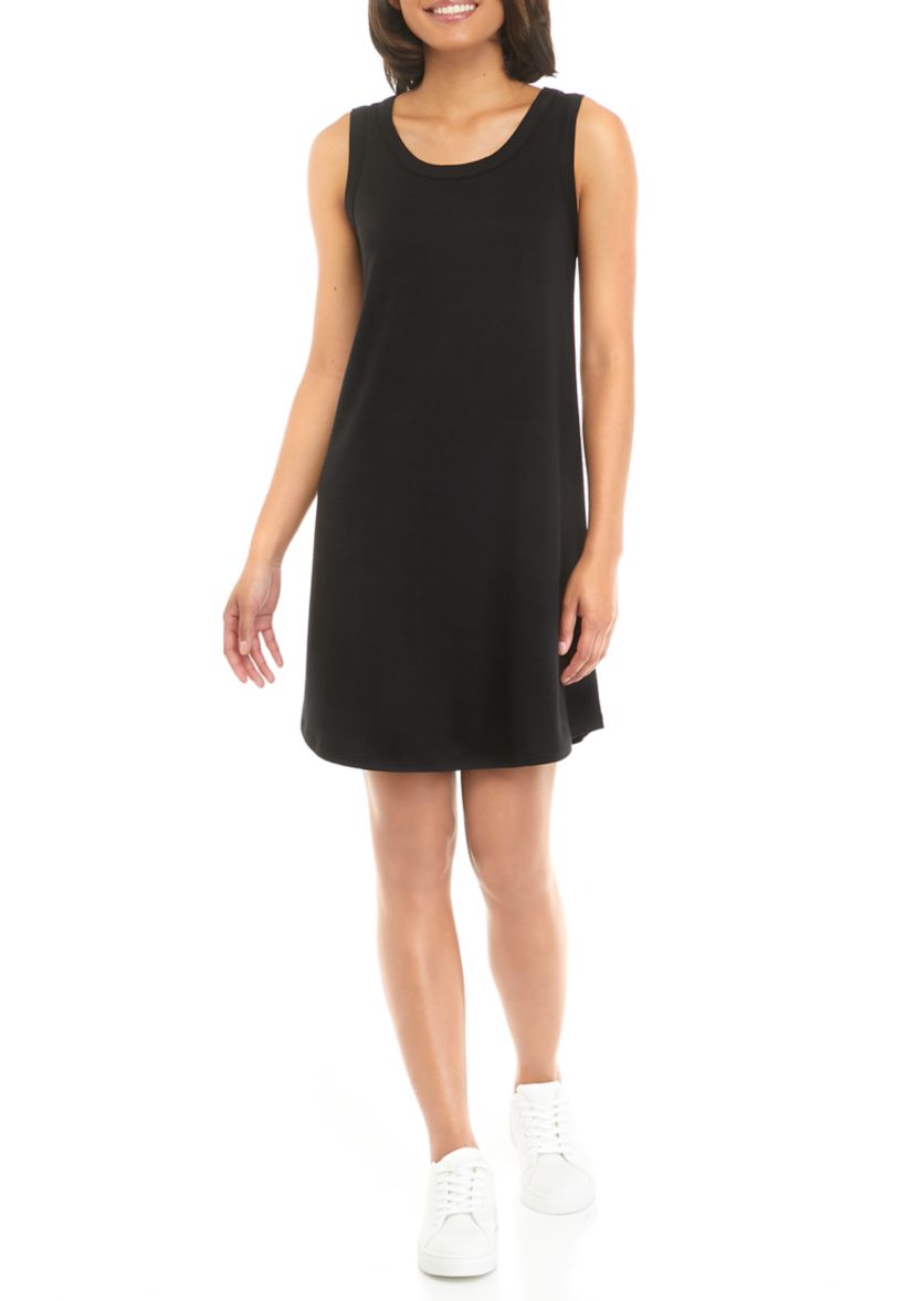 Studio Womens Sleeveless Baby Terry Swing Dress 