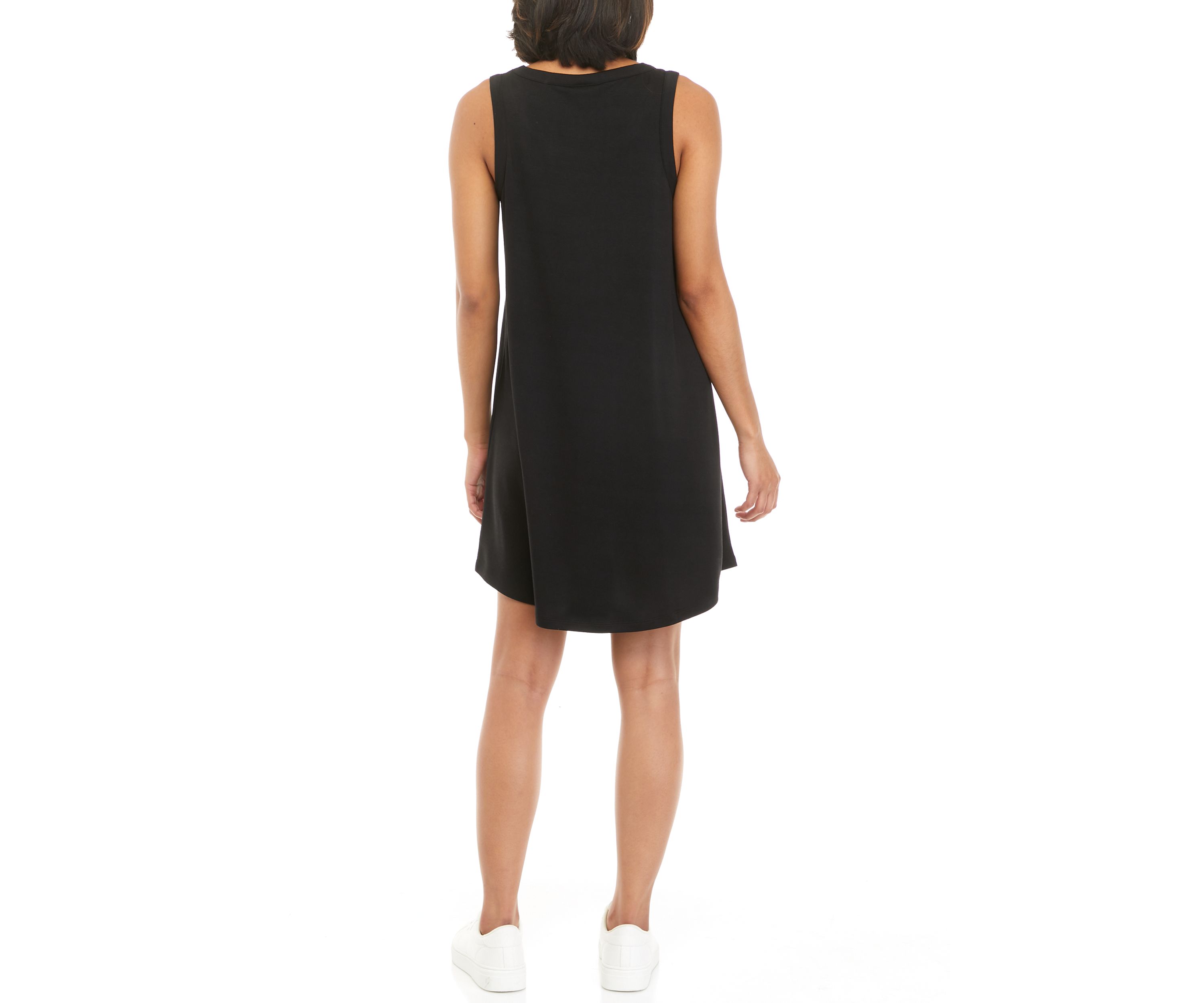 Studio Womens Sleeveless Baby Terry Swing Dress 