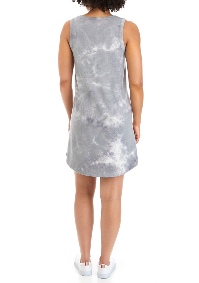 Studio Womens Sleeveless Baby Terry Swing Dress
