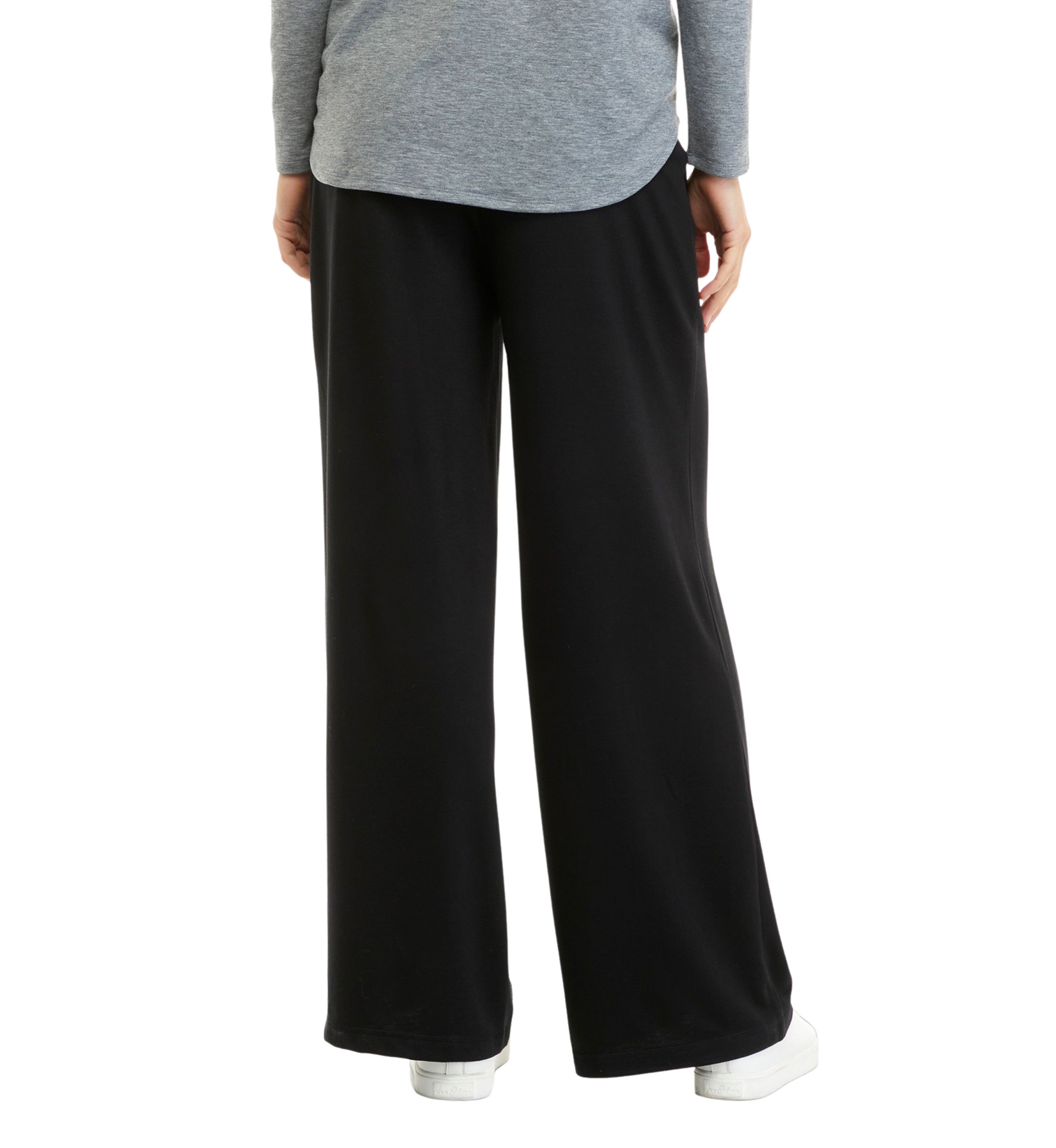 Studio Womens Wide Leg Baby Terry Pants