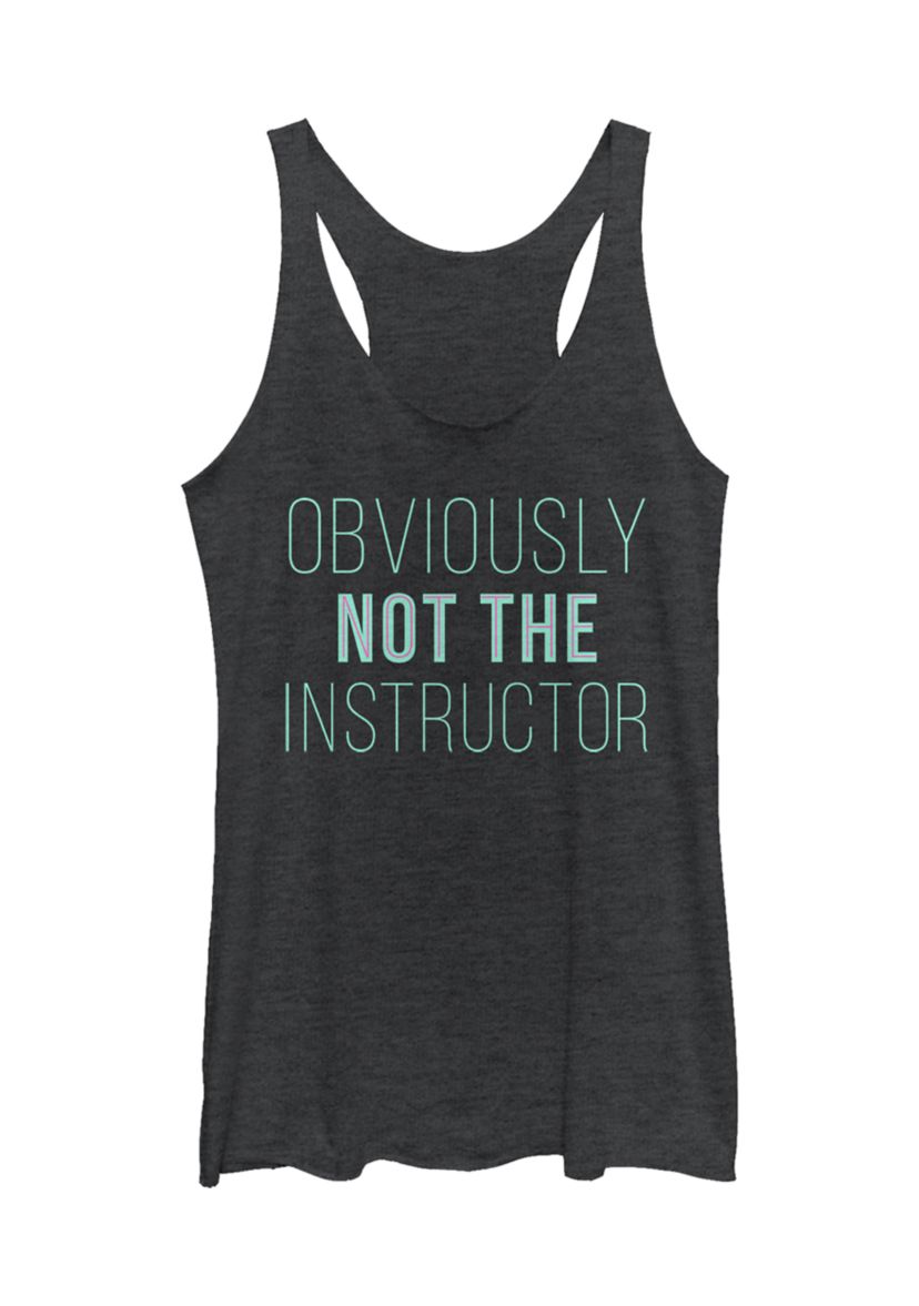 Not the Instructor Graphic Tank Top
