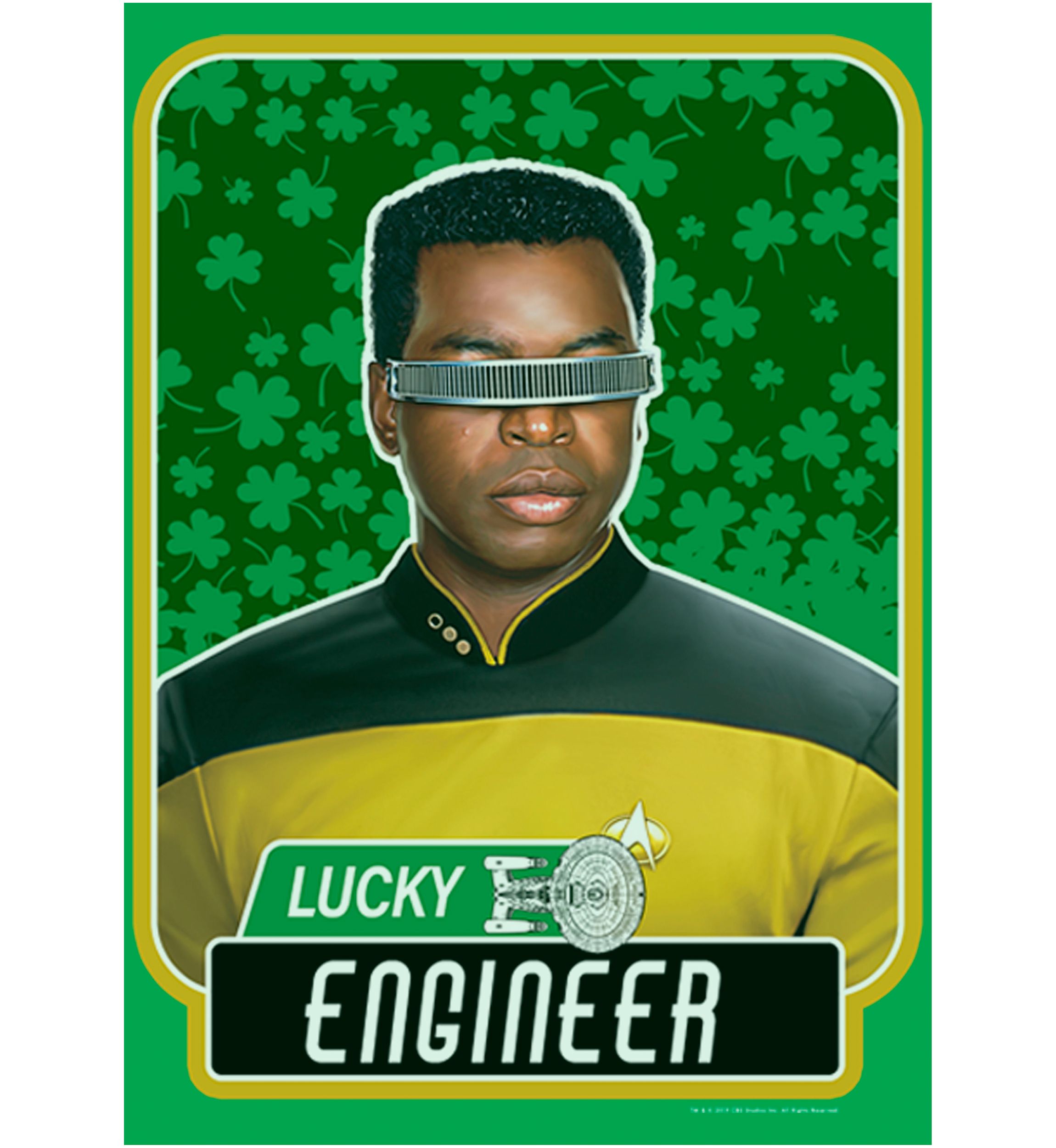 Lucky Engineer La Forge Graphic T-Shirt