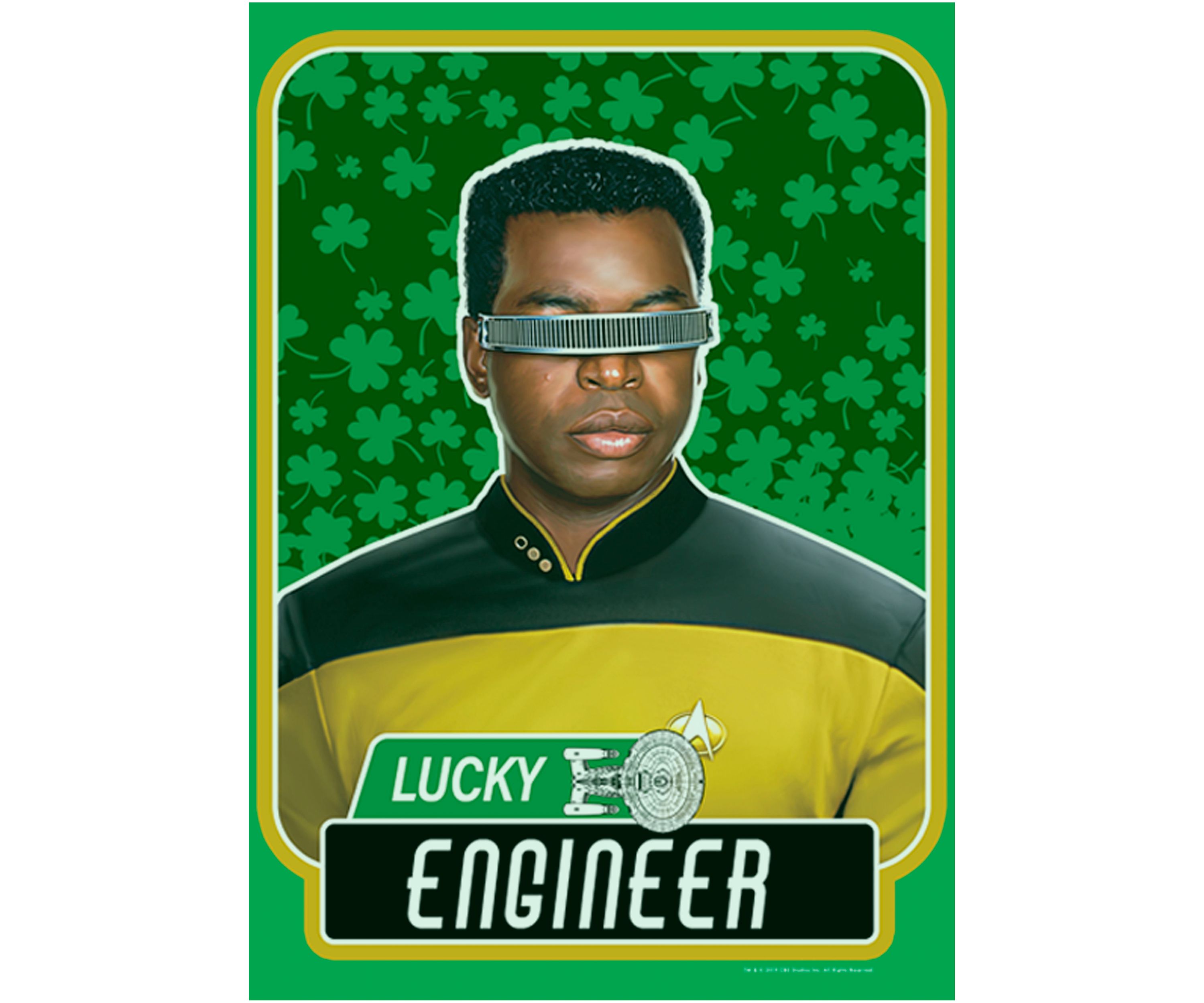Lucky Engineer La Forge Graphic T-Shirt