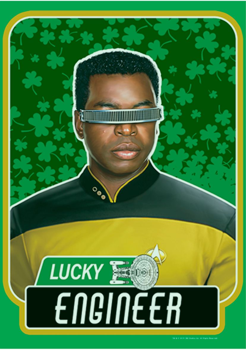 Lucky Engineer La Forge Graphic T-Shirt