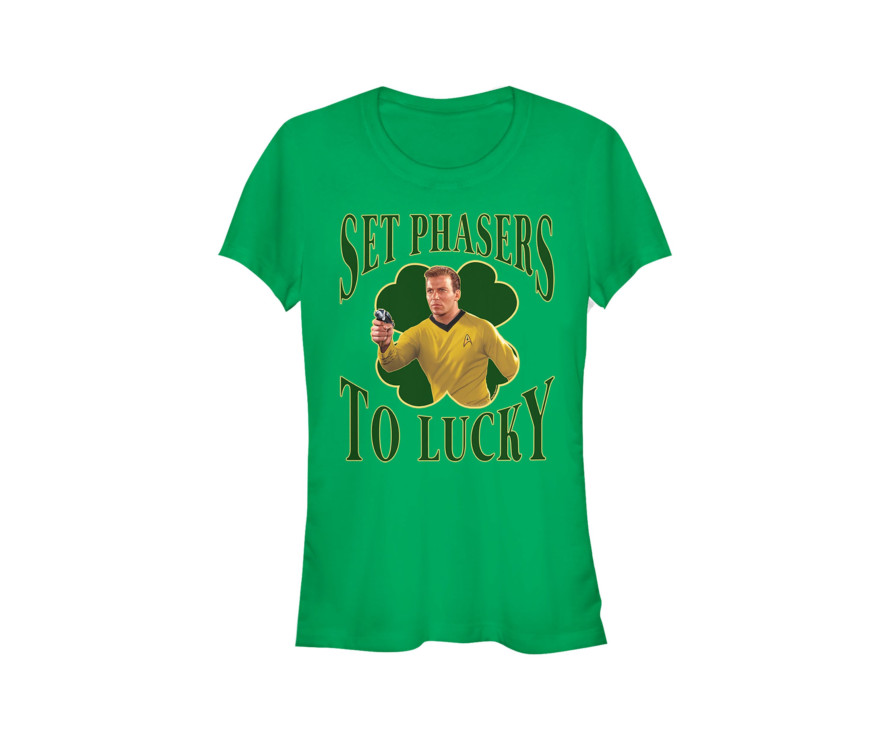 Kirk Phasers To Lucky Graphic T-Shirt