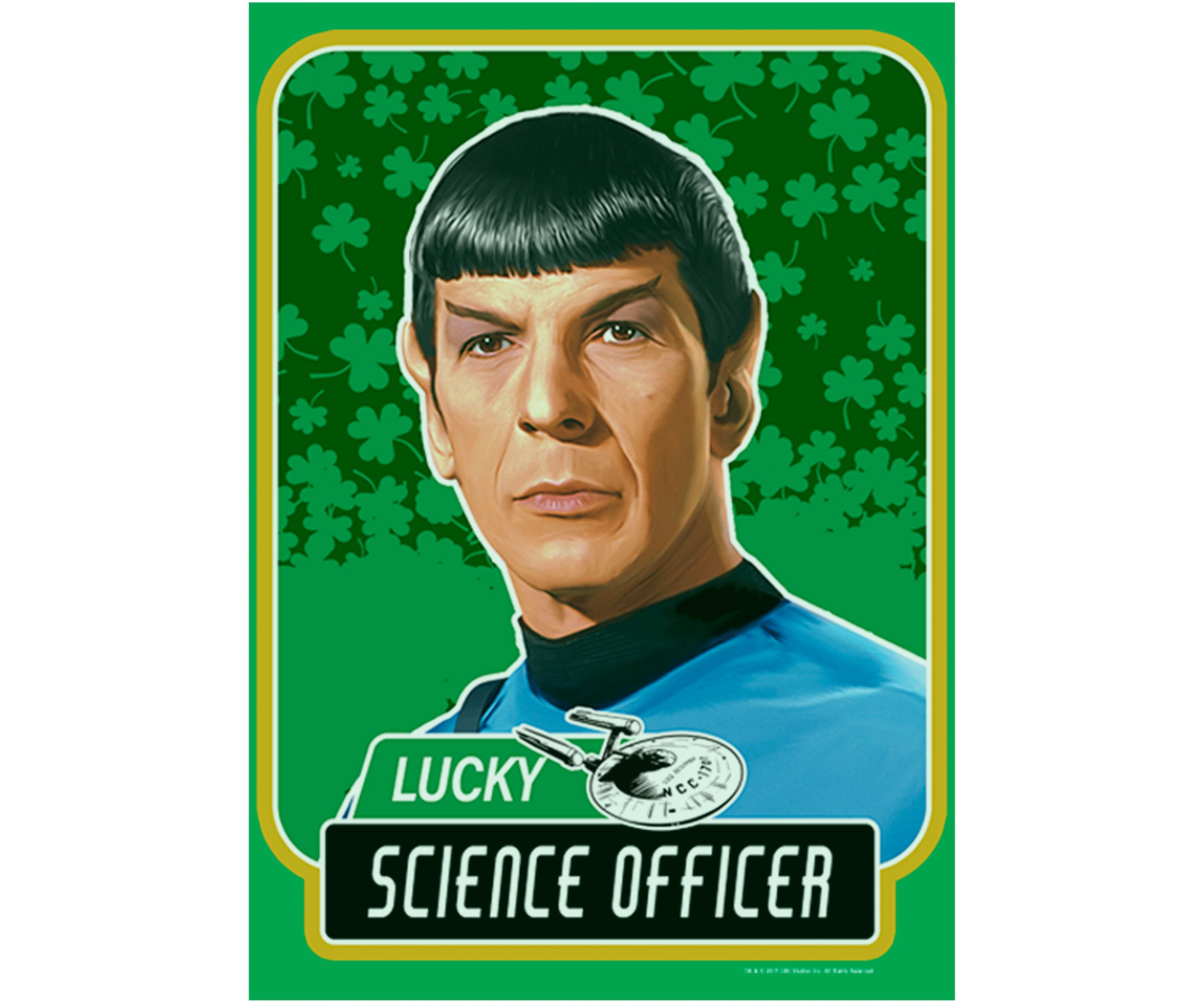 Lucky Science Officer Spock Graphic T-Shirt