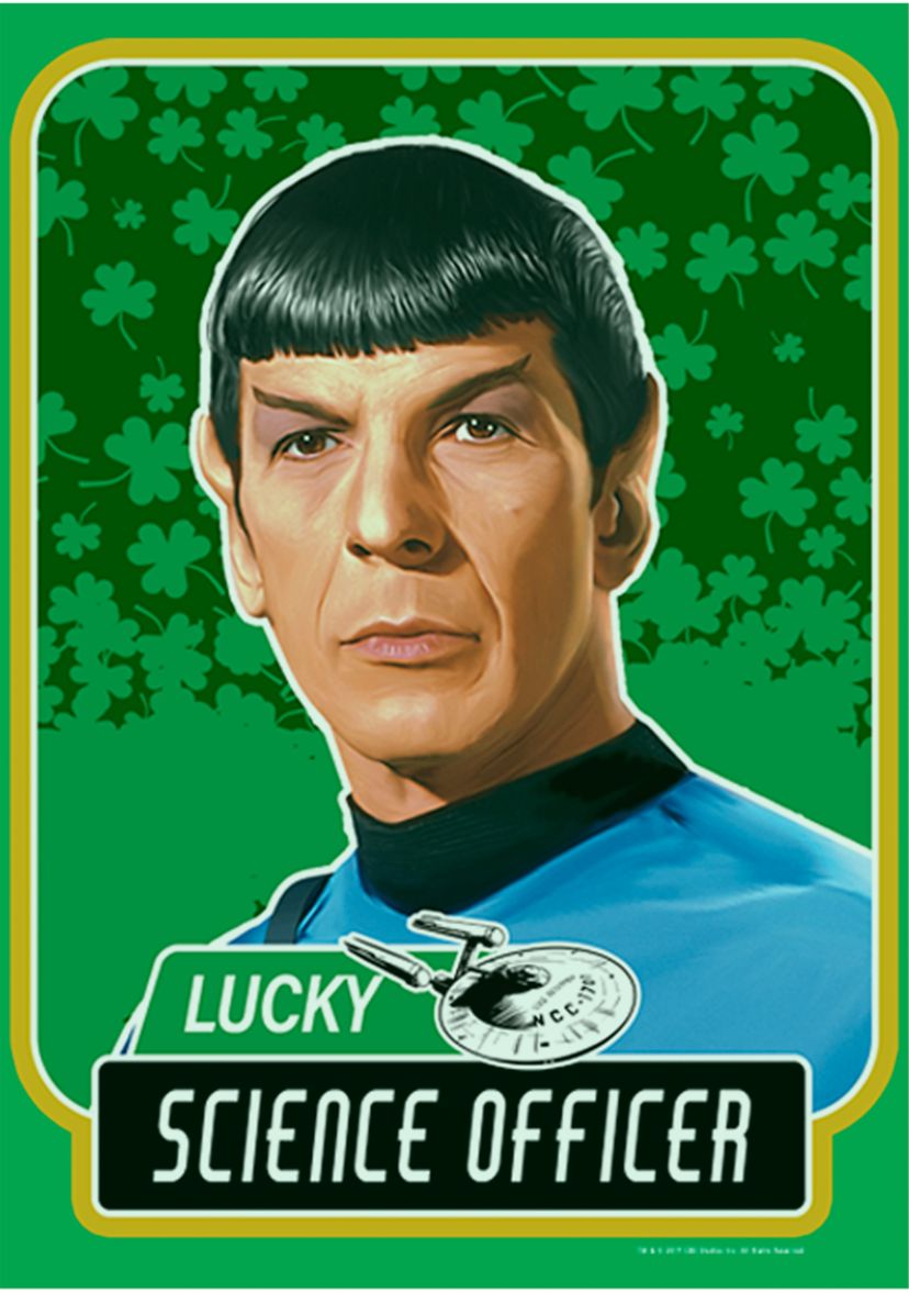 Lucky Science Officer Spock Graphic T-Shirt