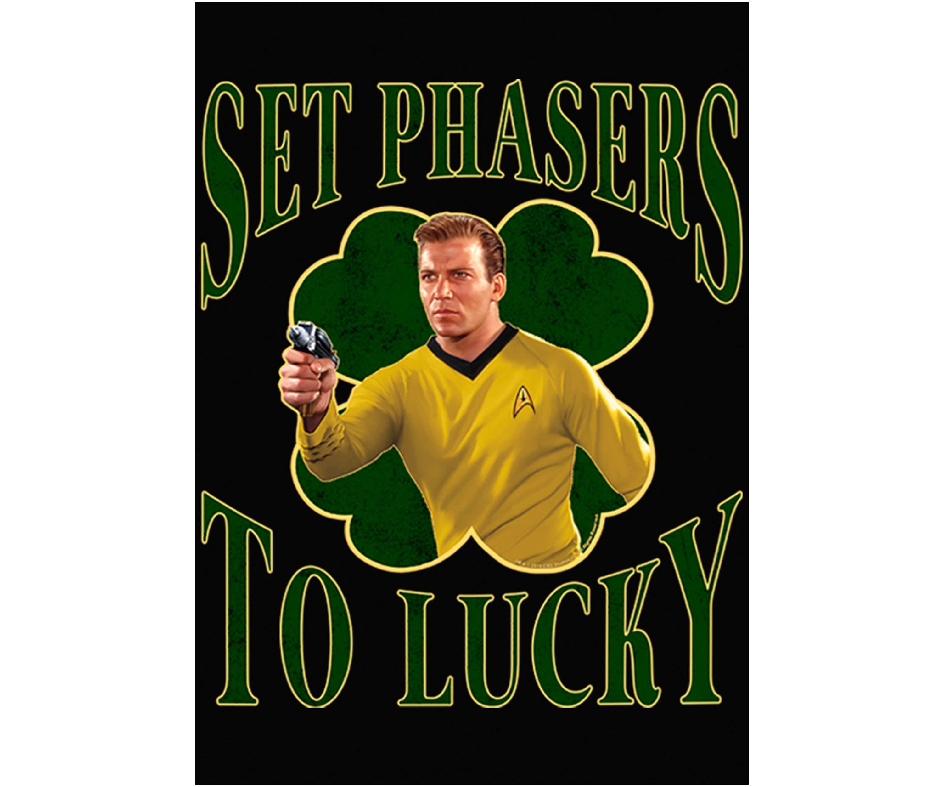 Kirk Phasers To Lucky
