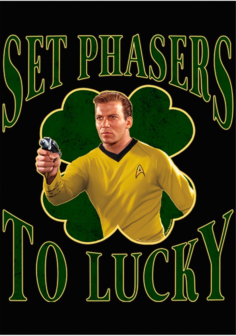 Kirk Phasers To Lucky