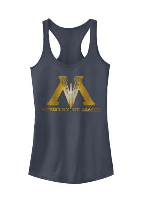Harry Potter Women's Ministry of Magic Logo Graphic Tank Top, Small