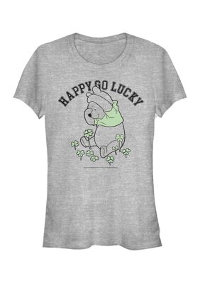 Disney Women's Lucky Pooh Graphic T-Shirt, XXL