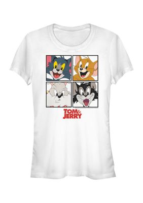 Cartoon Network All Boxed Graphic T-Shirt, White, XXL